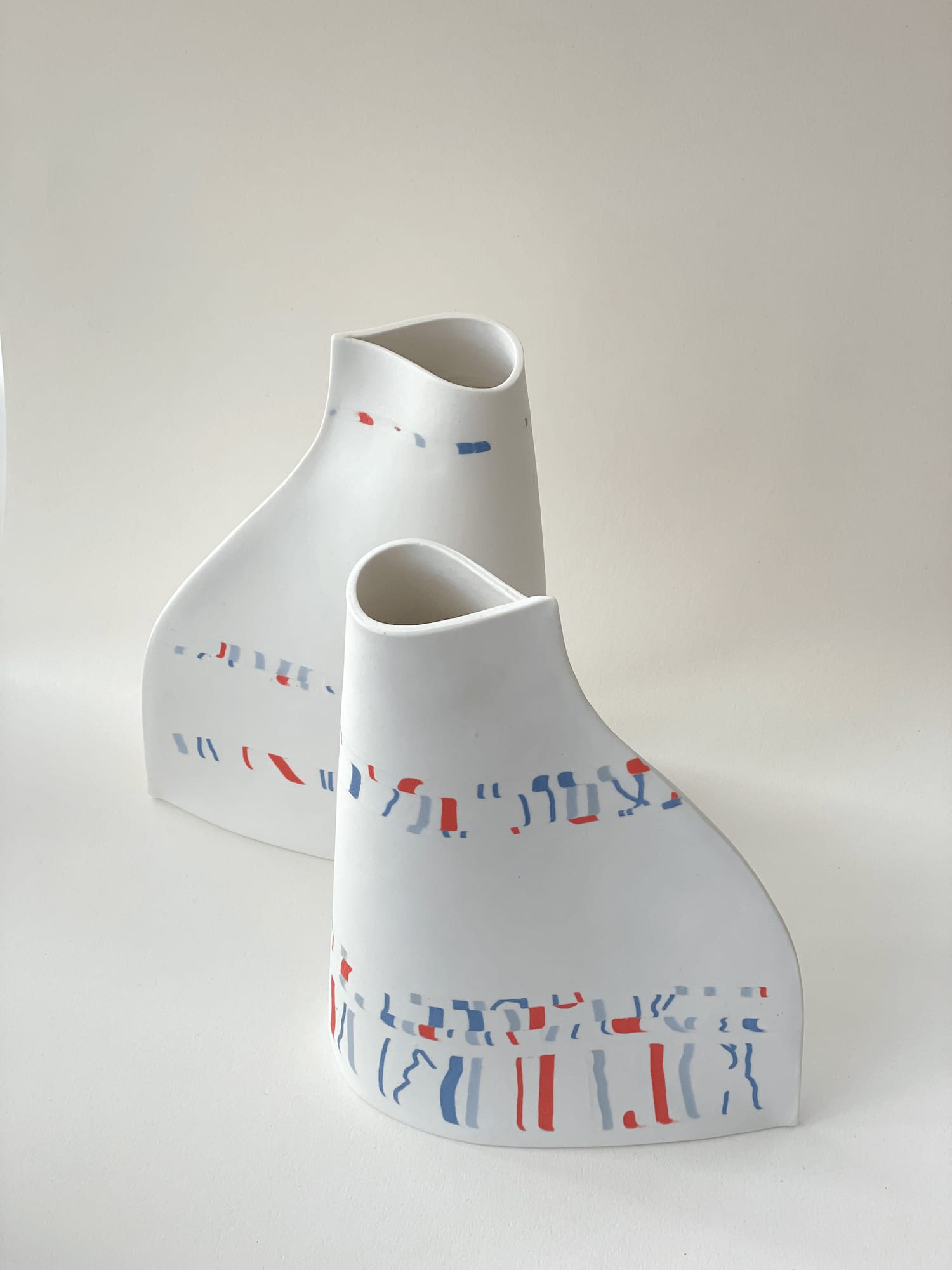 Carol Sinclair, Strata - Medium Orange & Blue Bottle Ii