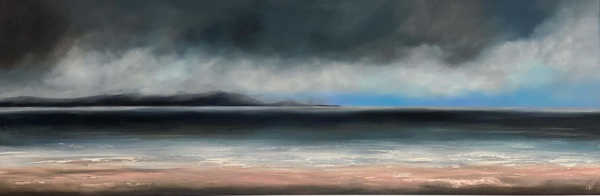 Gill Knight, Storm Brewing over Arran