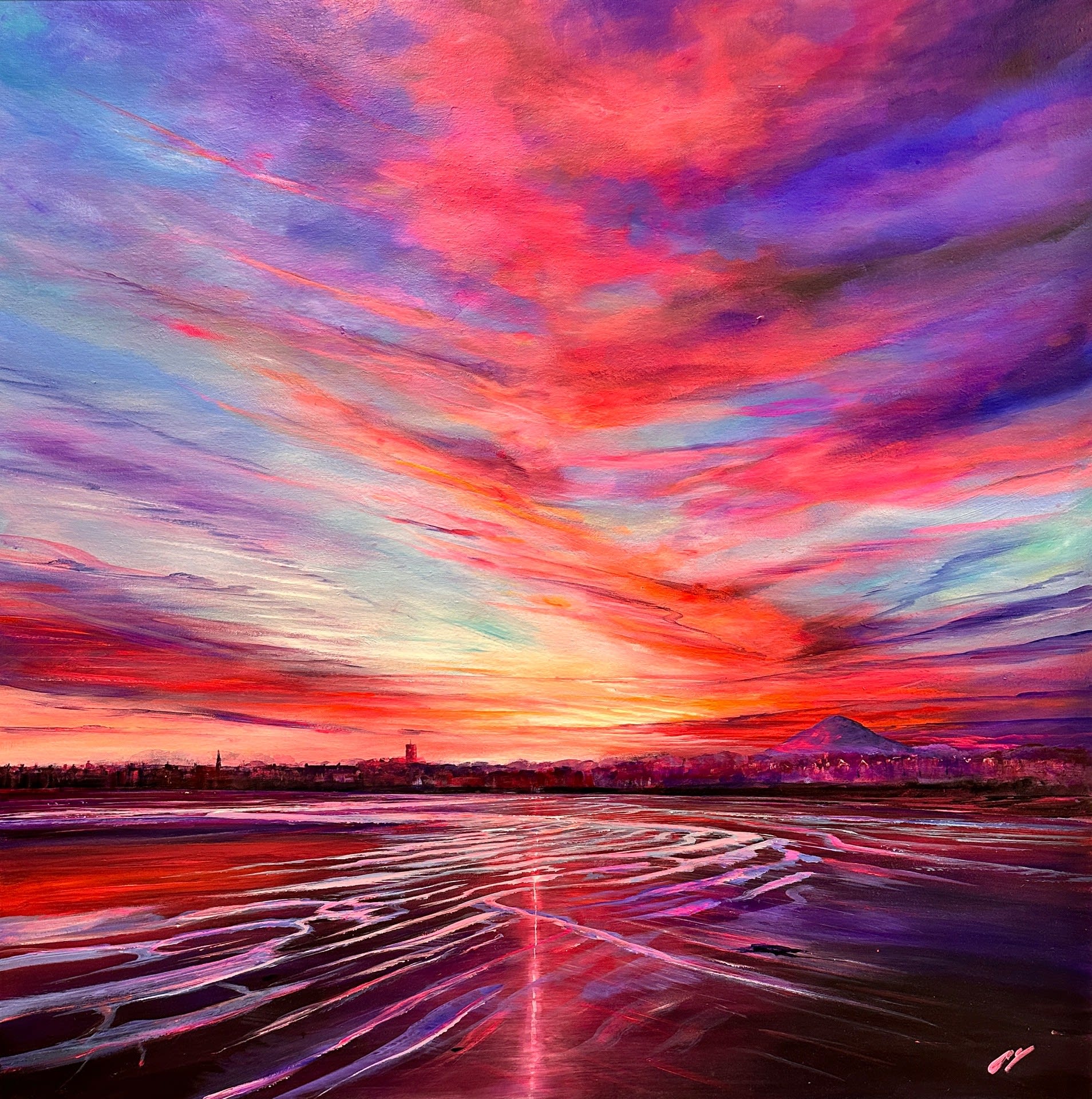 Allison Young, Summer Light Reflected North Berwick