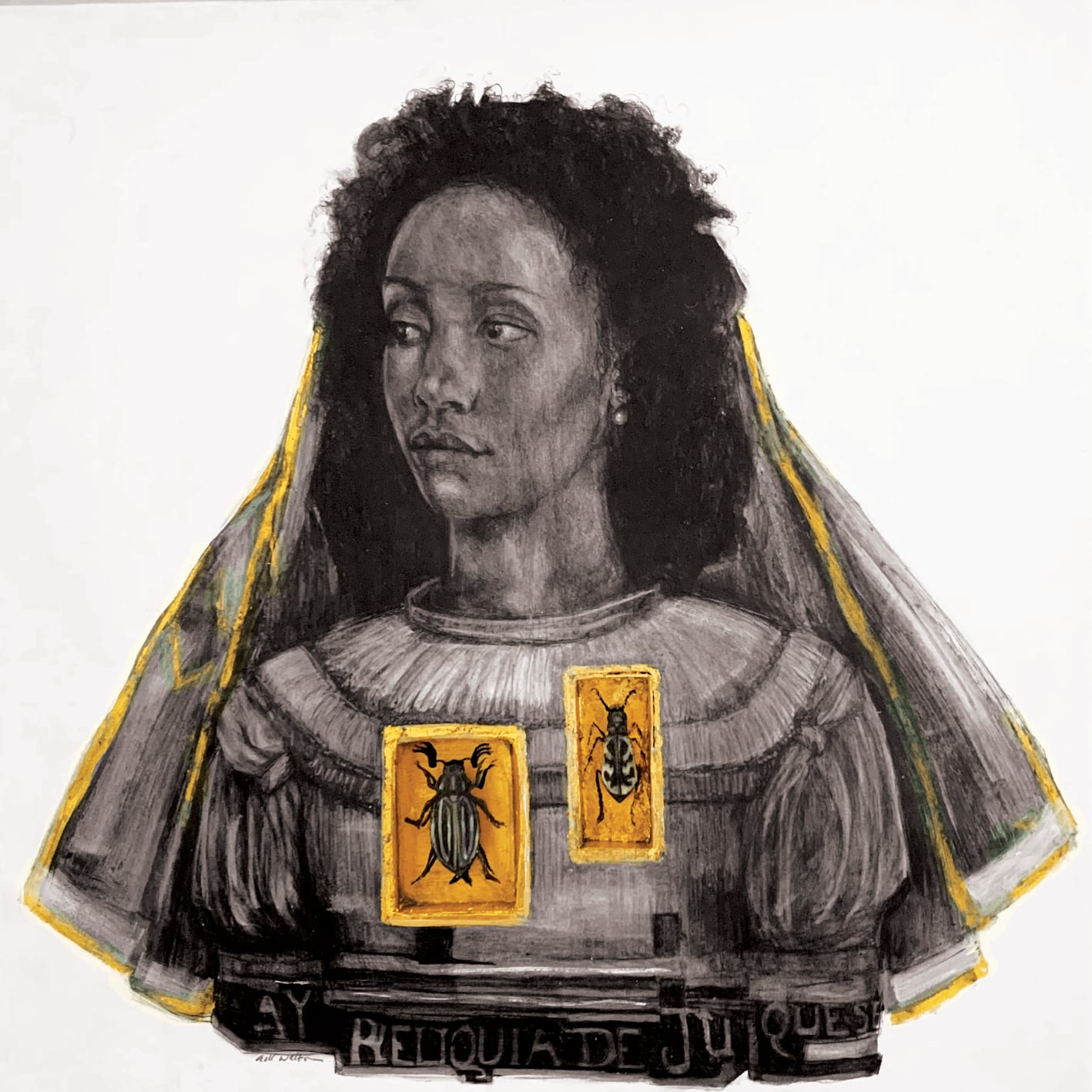 Gill Walton, Reliquary - June Beetle