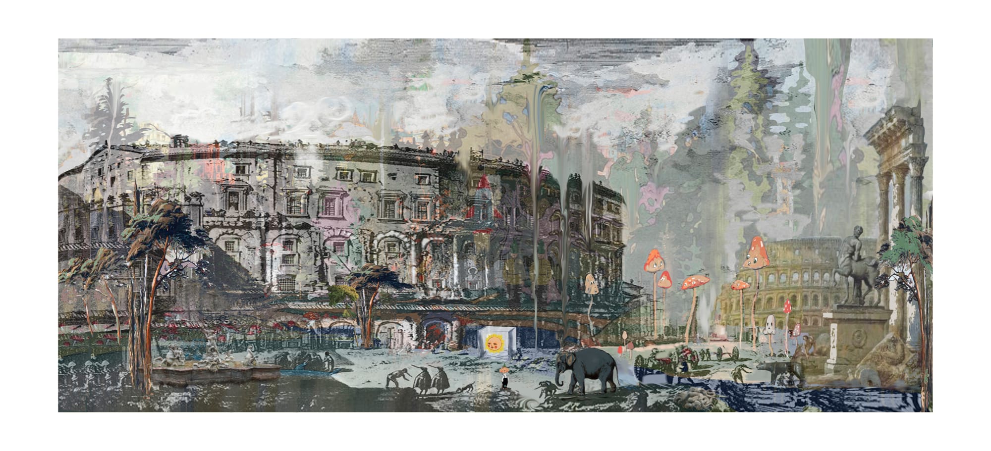 Vladimir Grig, AUTUMN. ROME (Sketch. Custom work) • ОСЕНЬ. РИМ (Эскиз. Работа на заказ), 2021