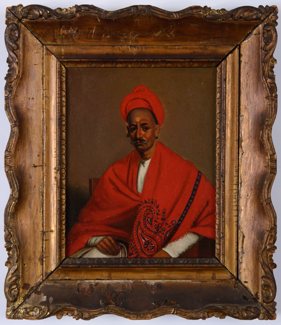 Studio of Lamqua, Portrait of Balaji Pandit Nana Phadnavis or Fadnavis (1742–1800)
