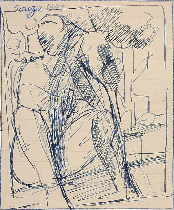 Francis Newton Souza, Untitled, 1949