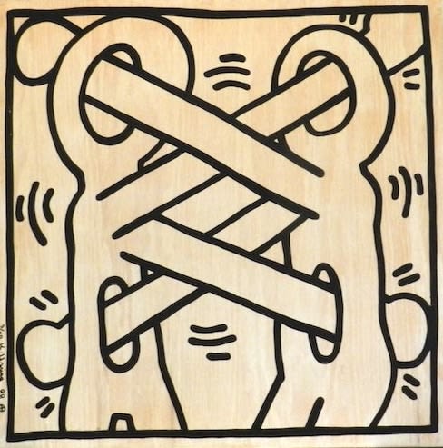 Keith Haring, Attack On AIDS, 1988