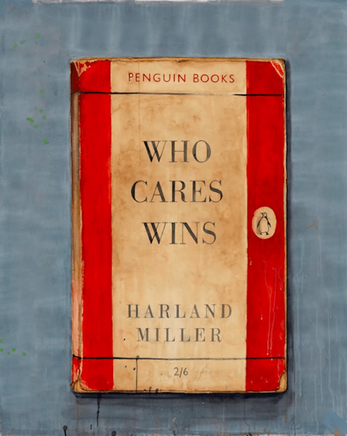 Harland Miller, Who Cares Wins (Small), 2014