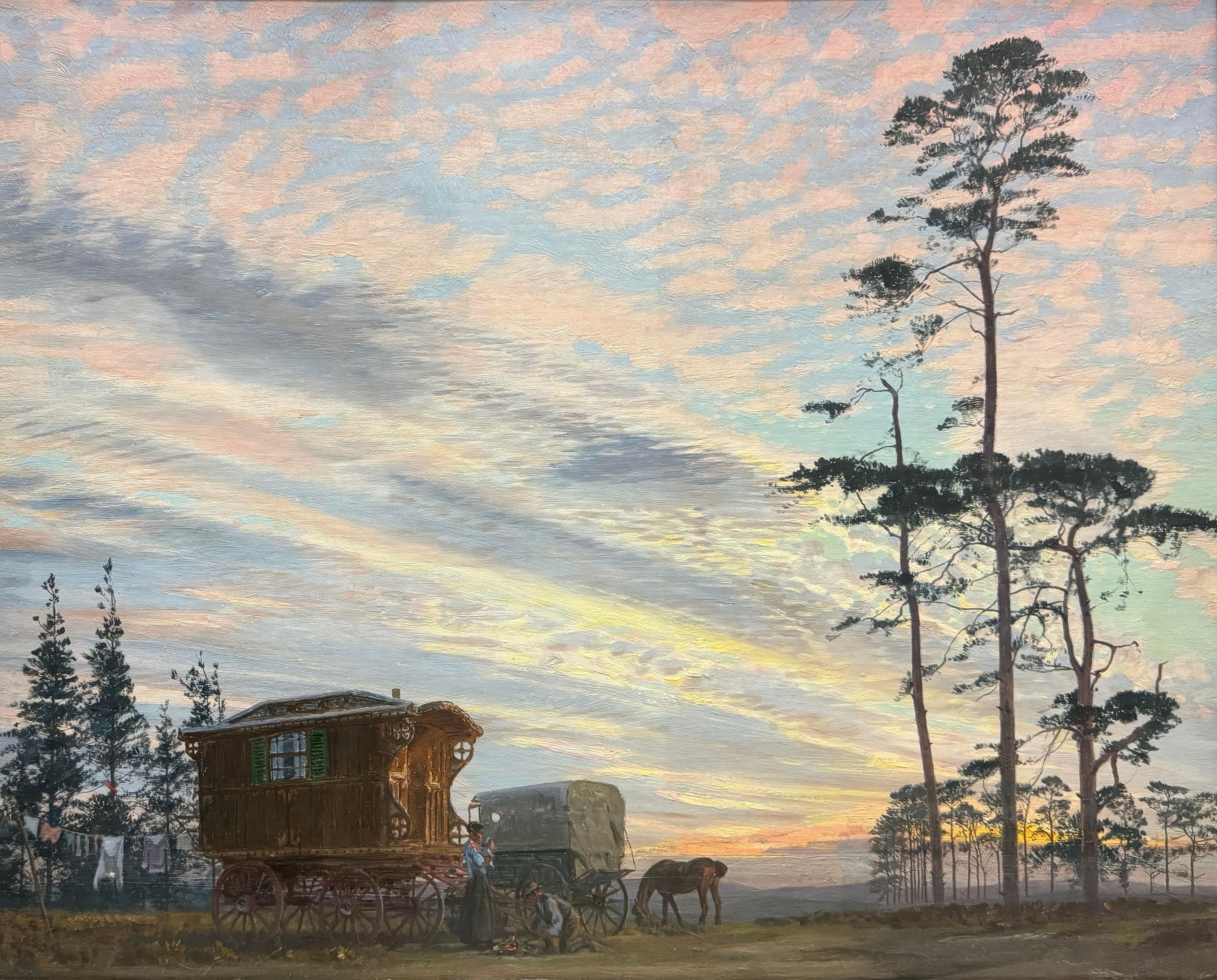 Edward Louis Lawrenson, GIPSY'S EVENING, 1900