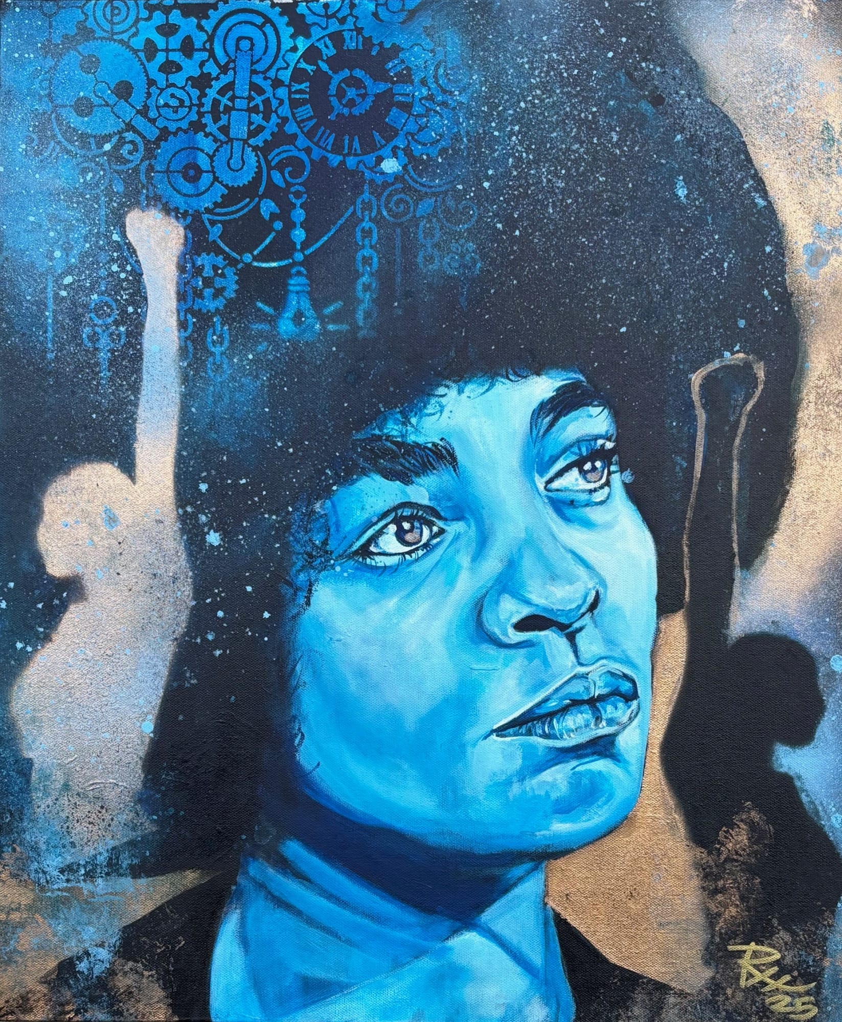 Rex Deloney, Time for a Change: Angela Davis, 2025