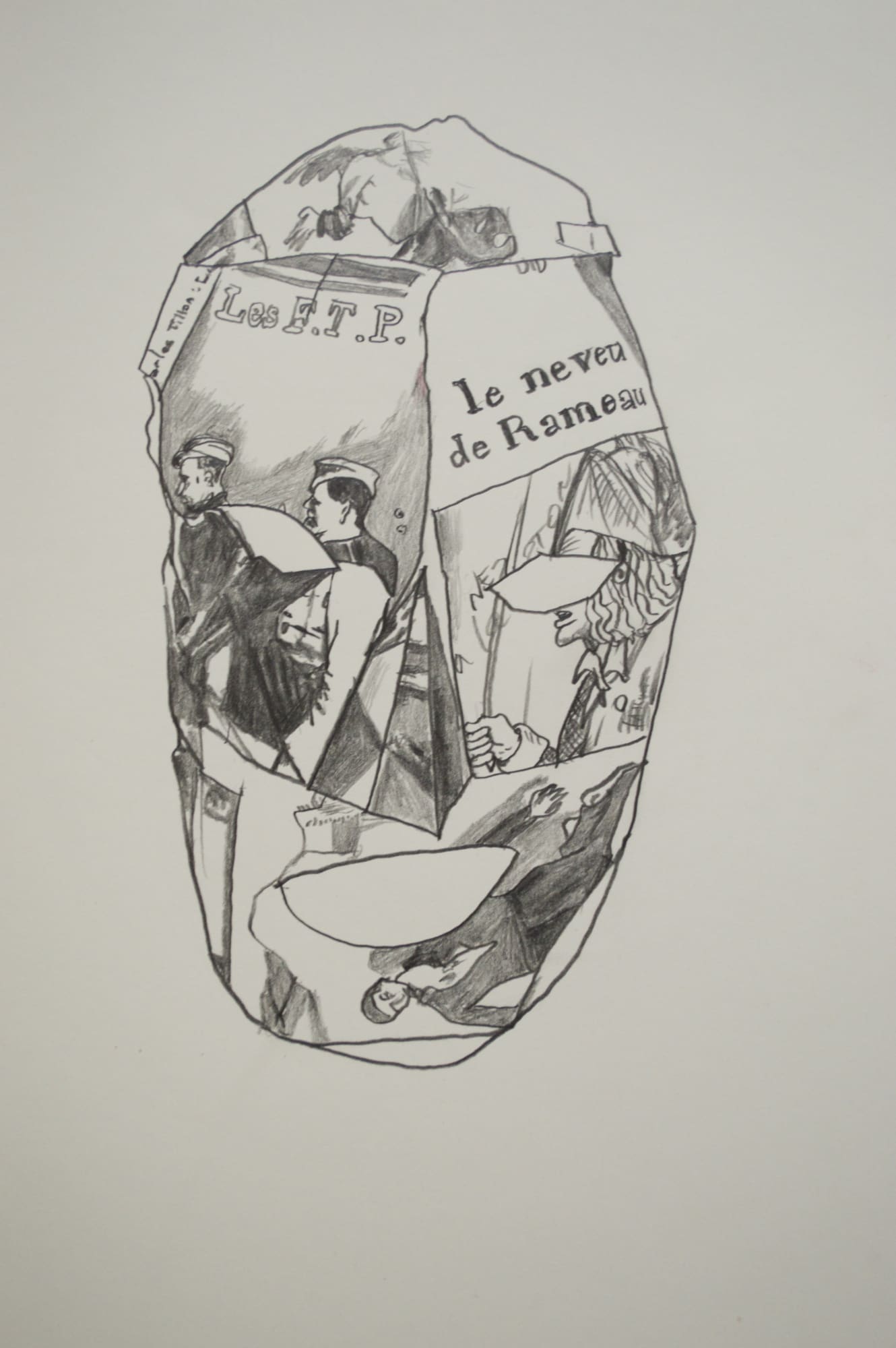 Olivier Cans, masque en couverture de livre, 2020