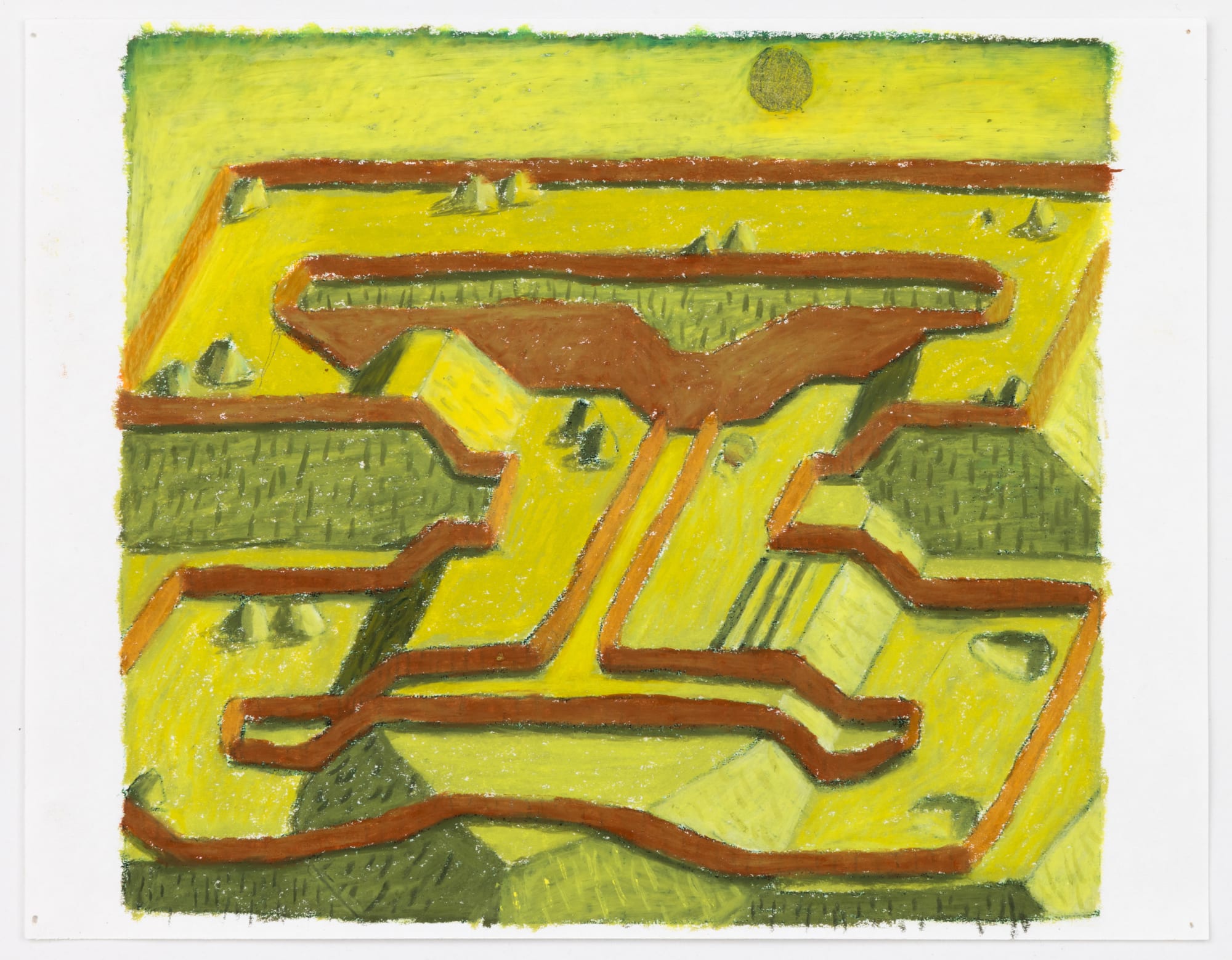 Jonathan Ryan, Chartreuse Haze, 2023