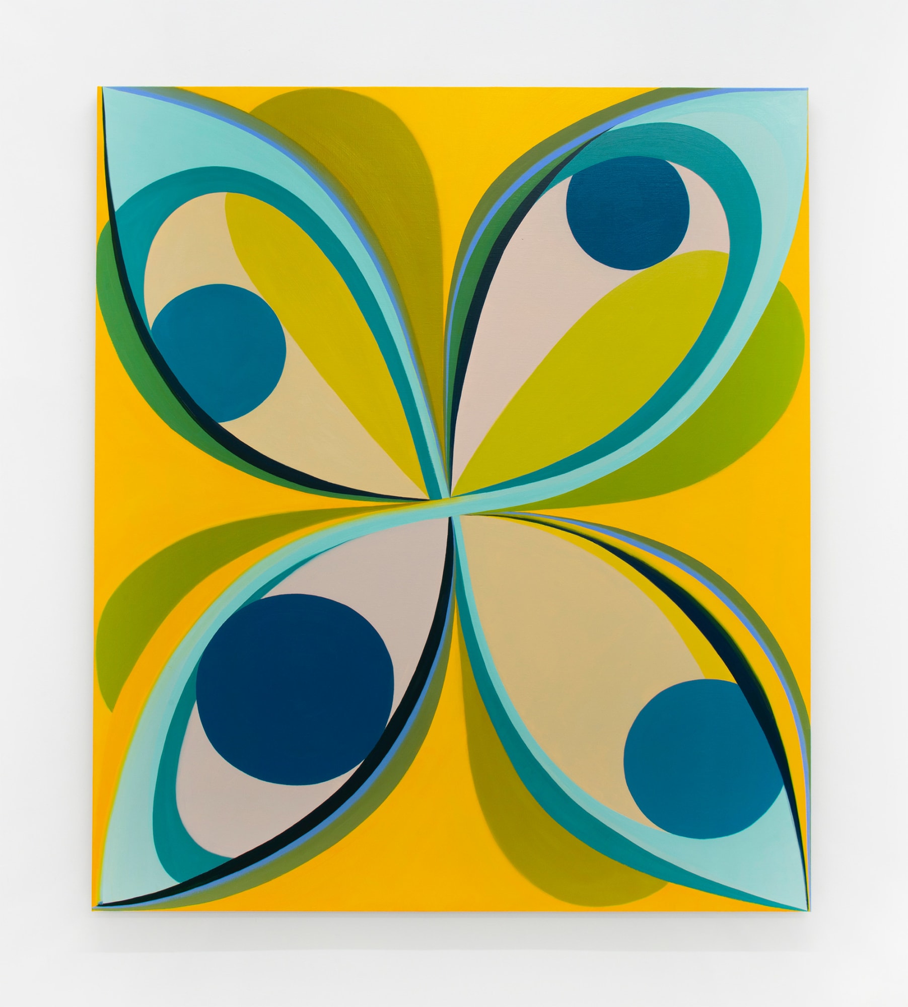 Beverly Acha, Rebotar (or four circles) [Bounce (o quatro circulos], 2023