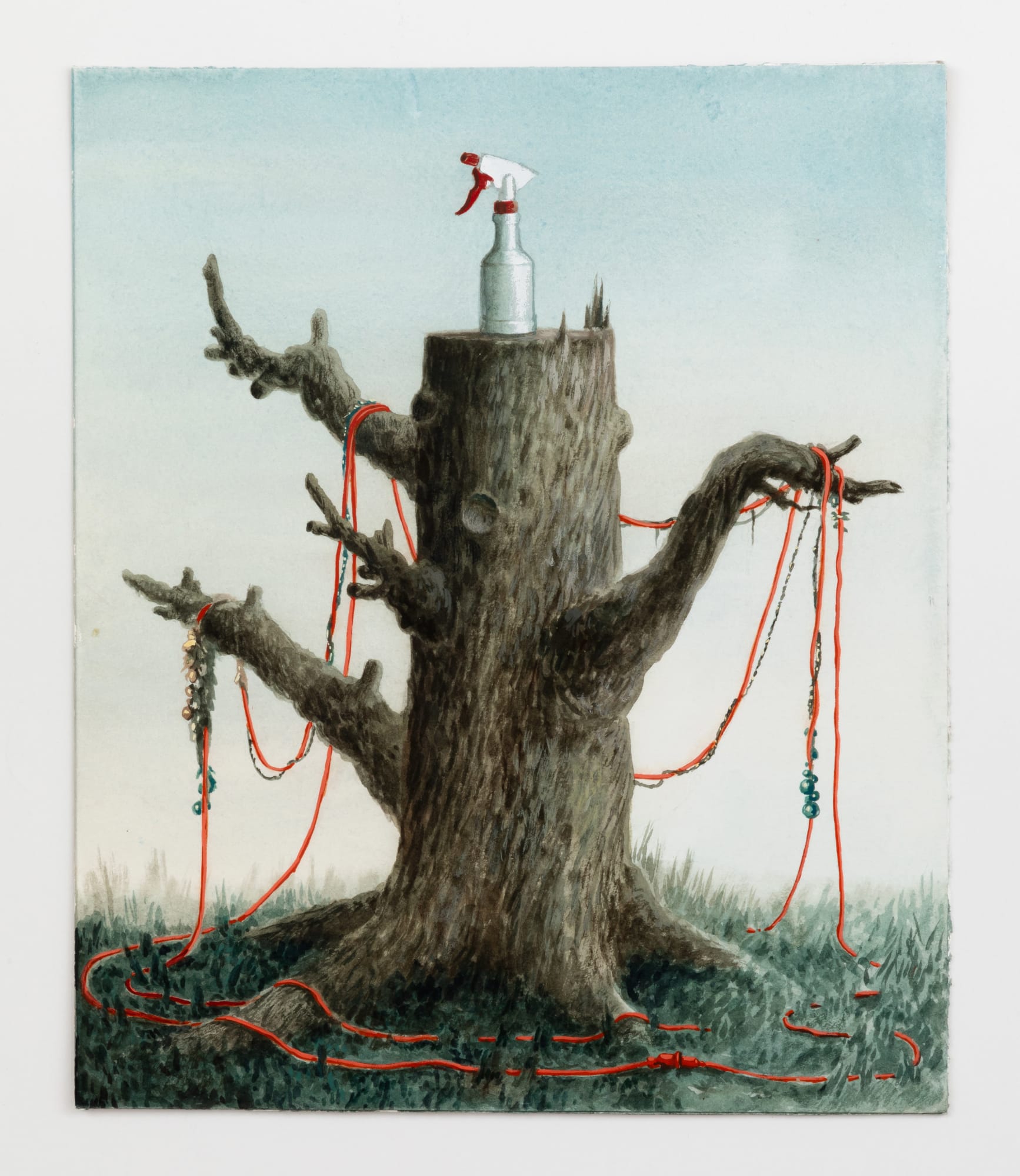 Kirsten Deirup, Arrangement on Stump II, 2023
