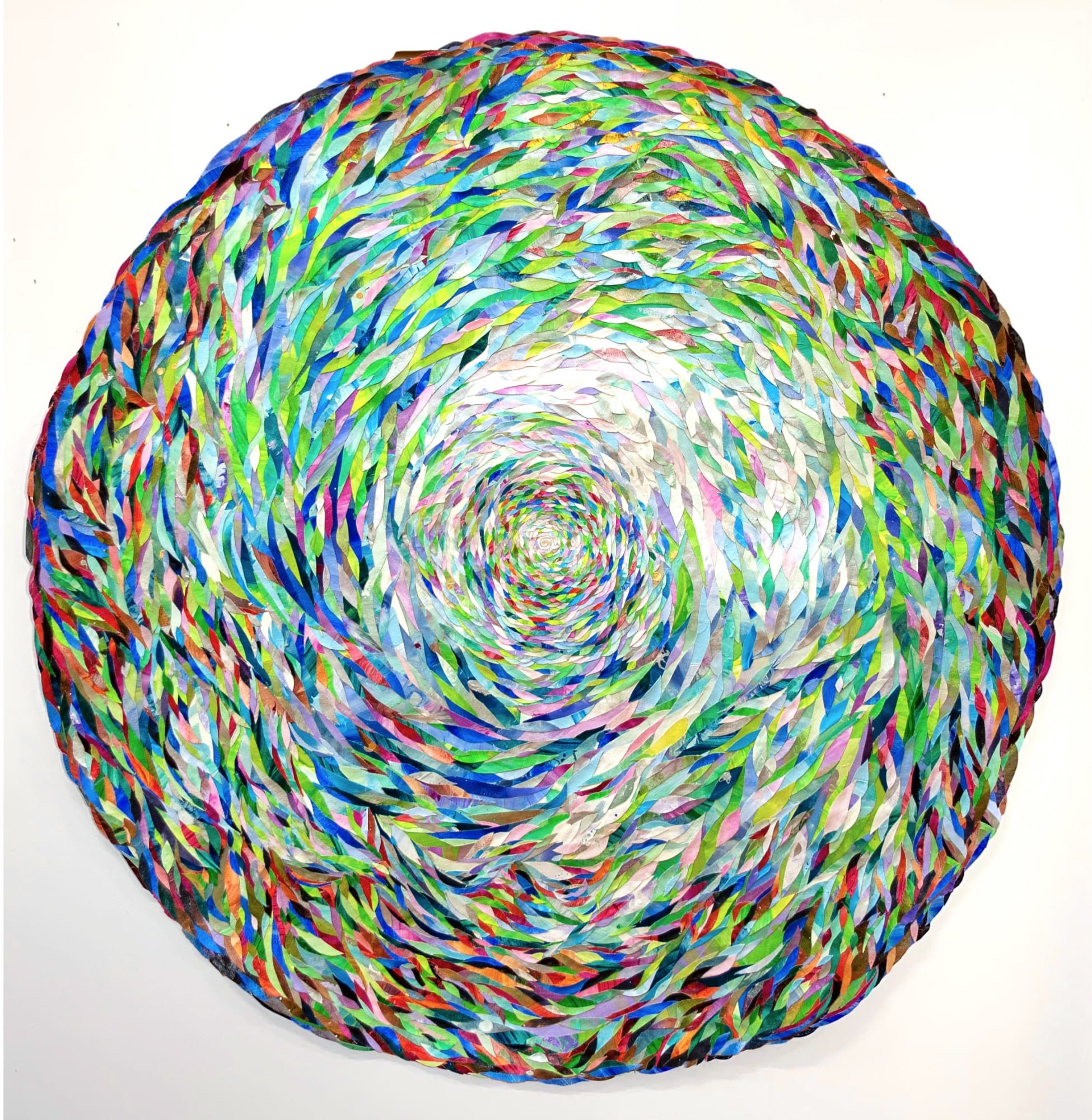 Kathy Sirico, Green Spiral, 2020