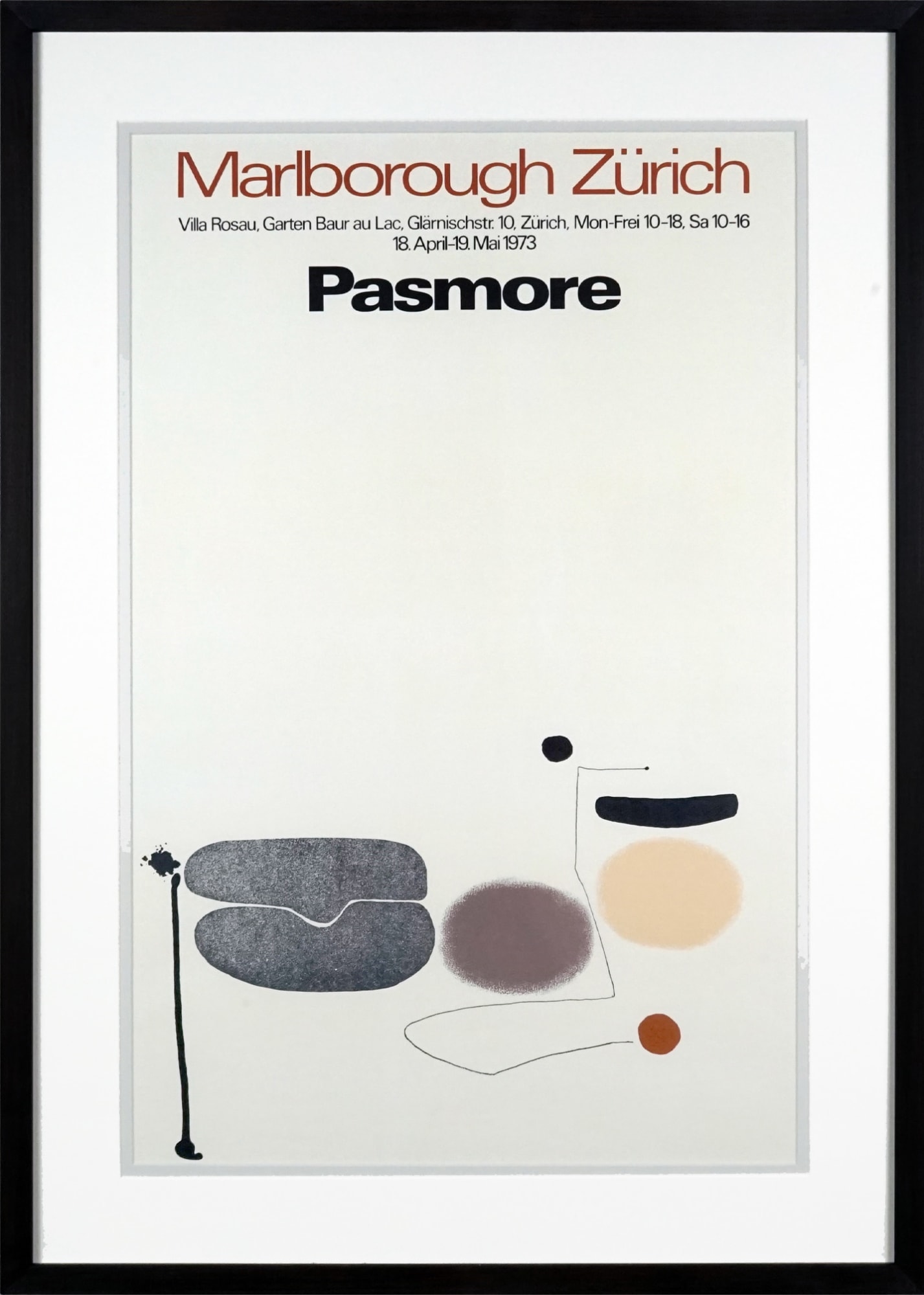 Victor Pasmore, Original Exhibition Poster, 1973