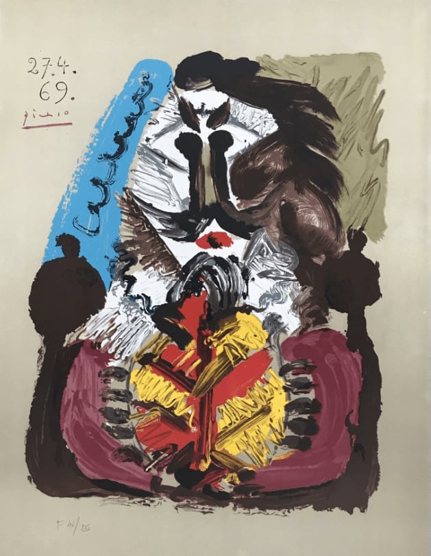 Pablo Picasso, Portrait Imaginaire 27/4/69, 1969