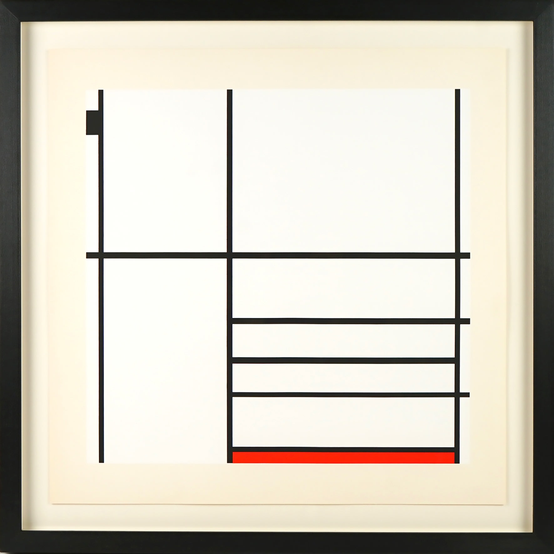Piet Mondrian, Composition in White, Black and Red, 1936 from A Portfolio of Ten Paintings, 1967
