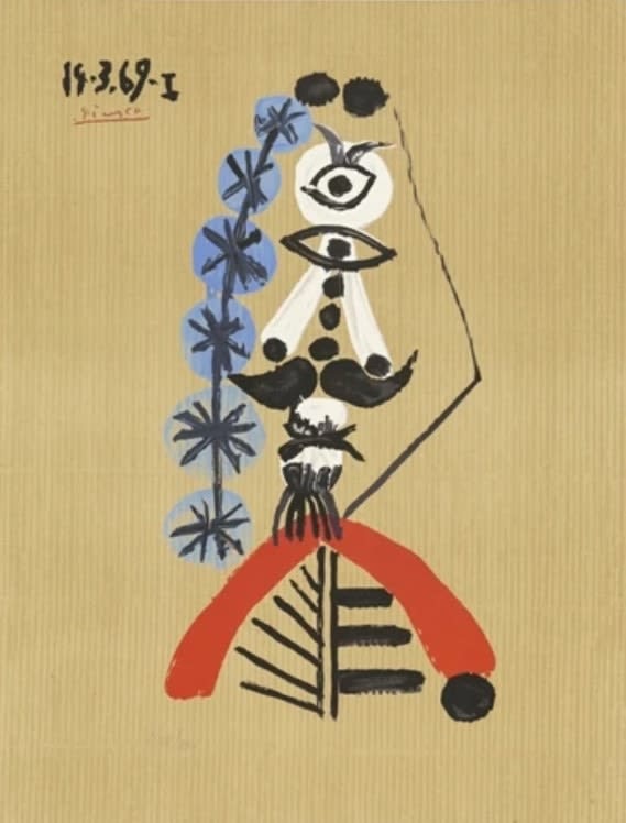 Pablo Picasso, Portrait Imaginaire 14/3/69 I, 1969