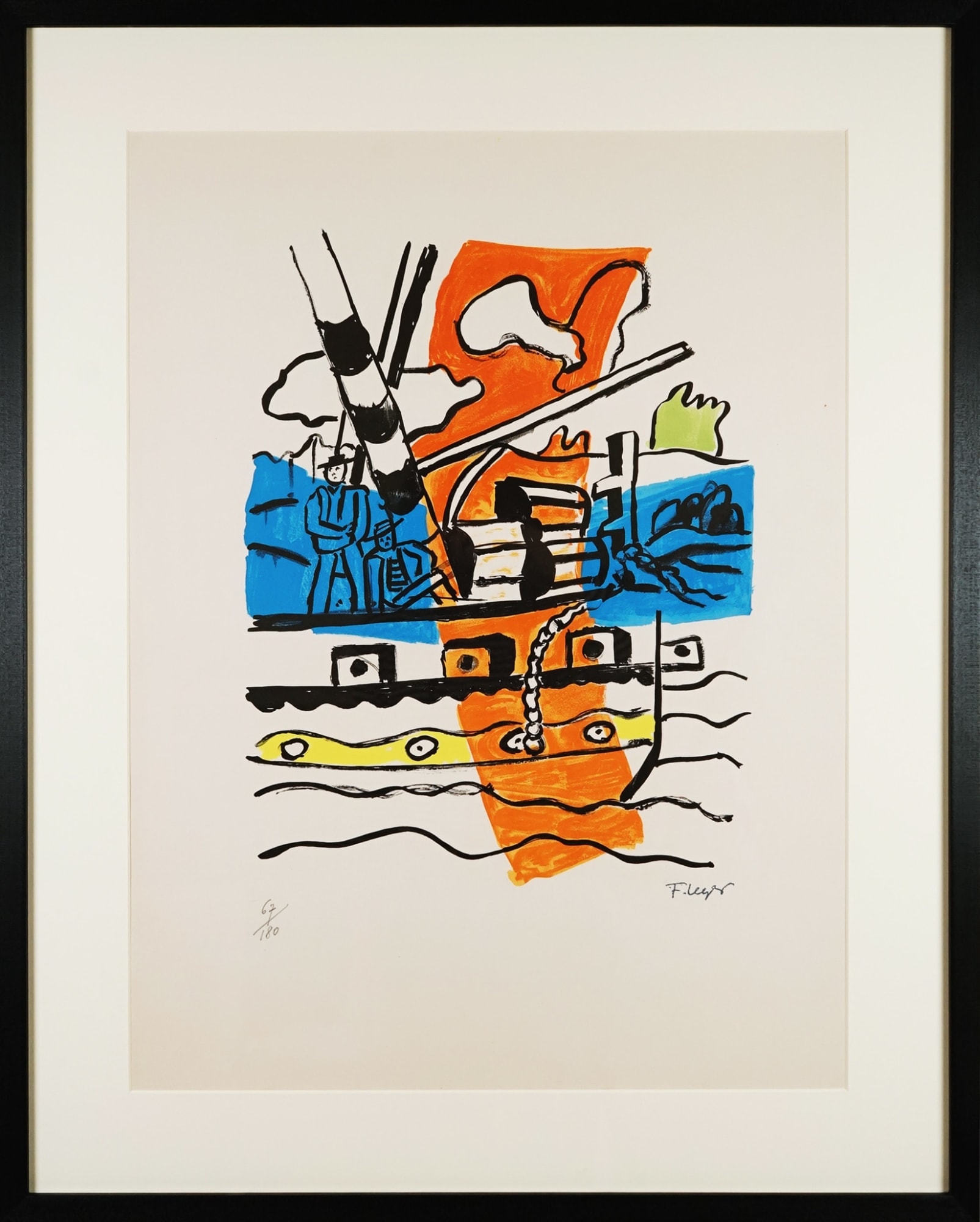 Fernand Leger, La Ville: Le Remorqueur, 1959