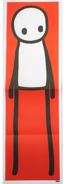 Stik, Standing Figure (Red), 2015