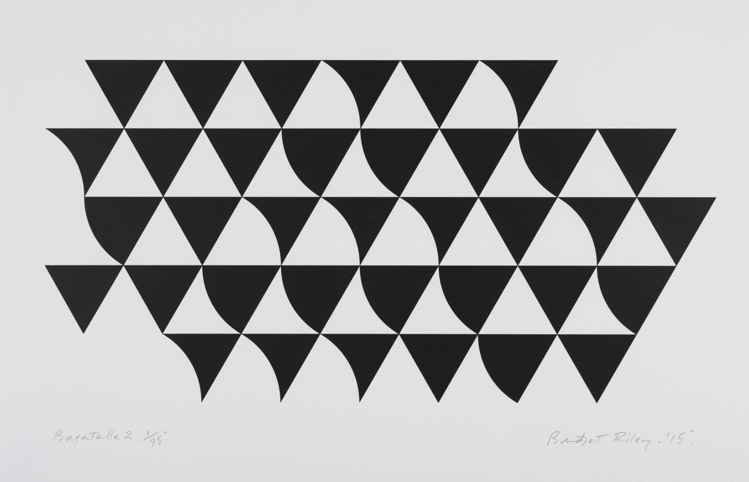 Bridget Riley, Bagatelle 2, 2015
