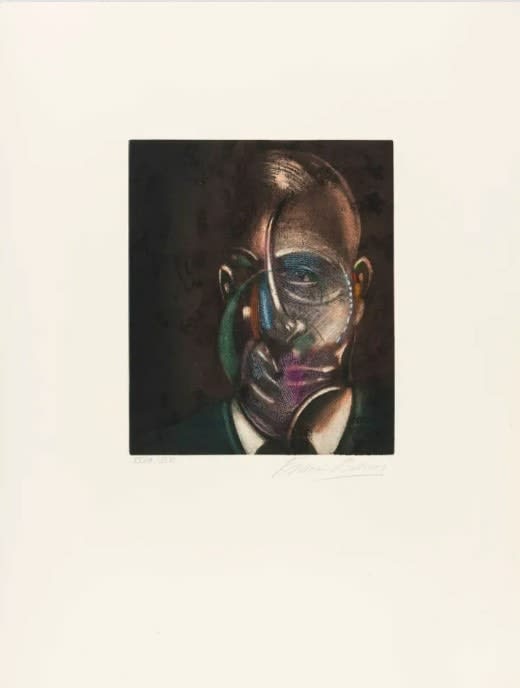Francis Bacon, Portrait of Michel Leiris, 1976-78