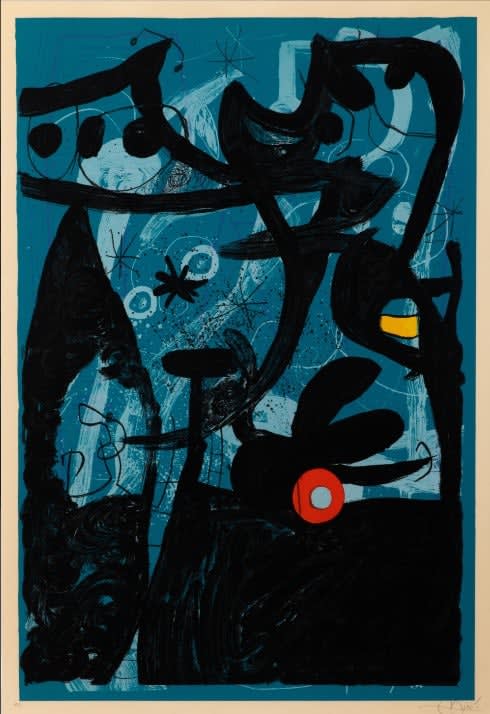 Joan Miro, Défilé de Mannequins en Laponie, 1969