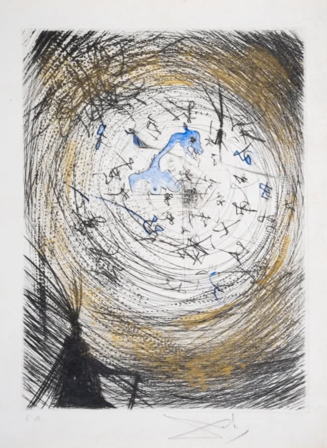 Salvador Dali, Sator, from Faust (La Nuit de Walpurgis), 1969