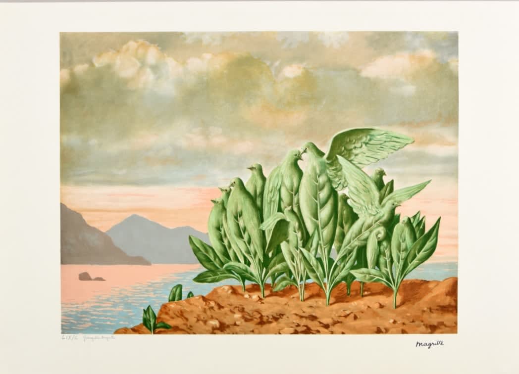 Rene Magritte, L'Ile au Trésor, from La philosophie et la peinture de René Magritte, 1979-80