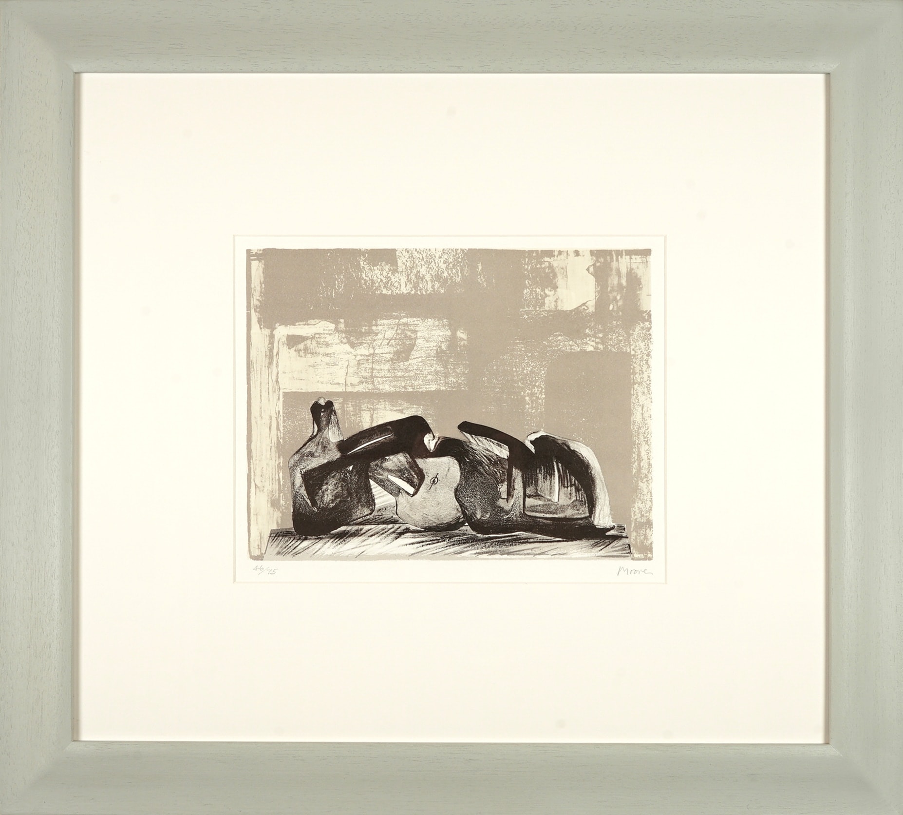 Henry Moore, Reclining Figure: Interior Setting I, 1977