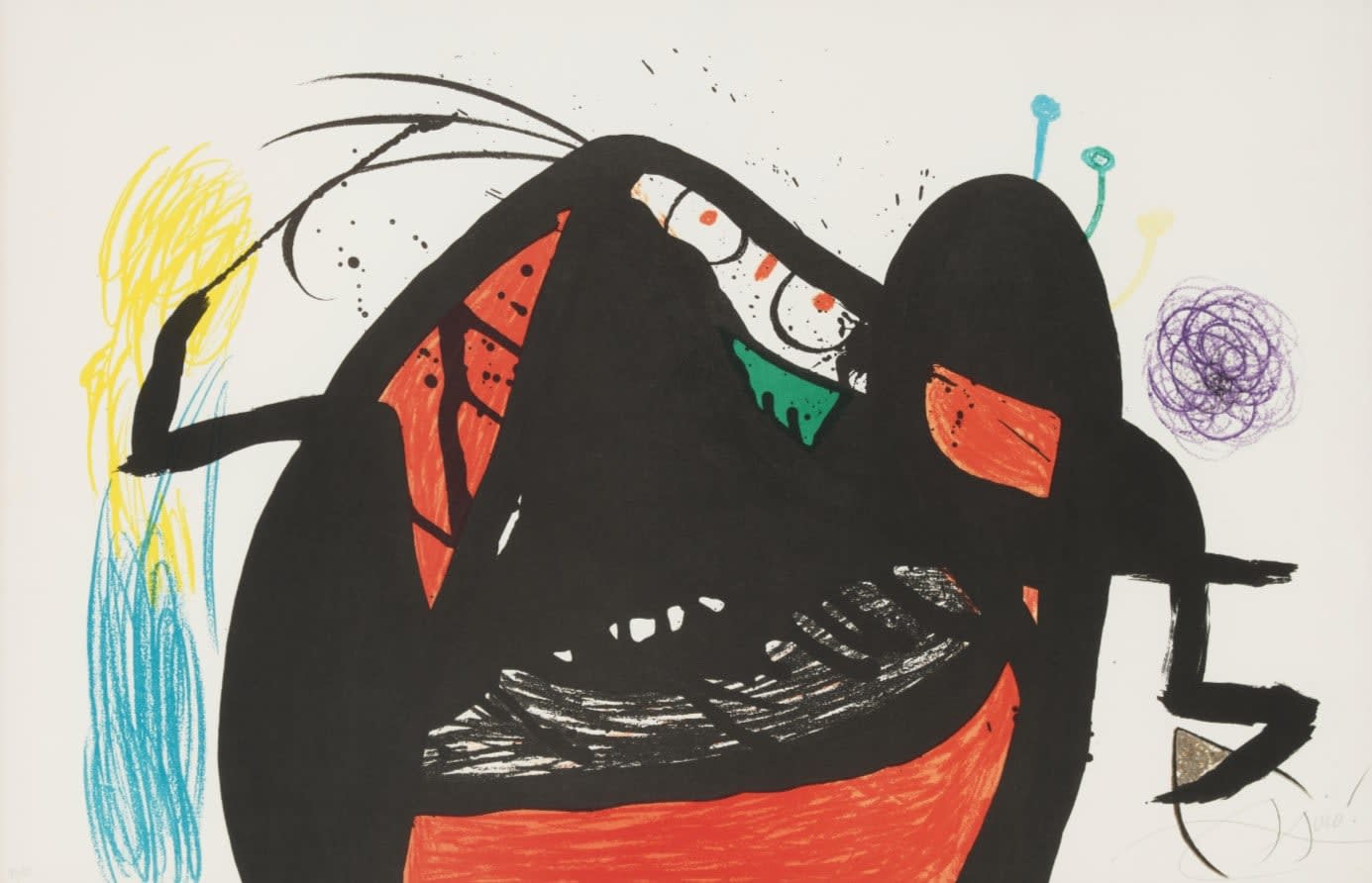 Joan Miro, L'Aieule des 10,000 ages - HAND SIGNED, 1976