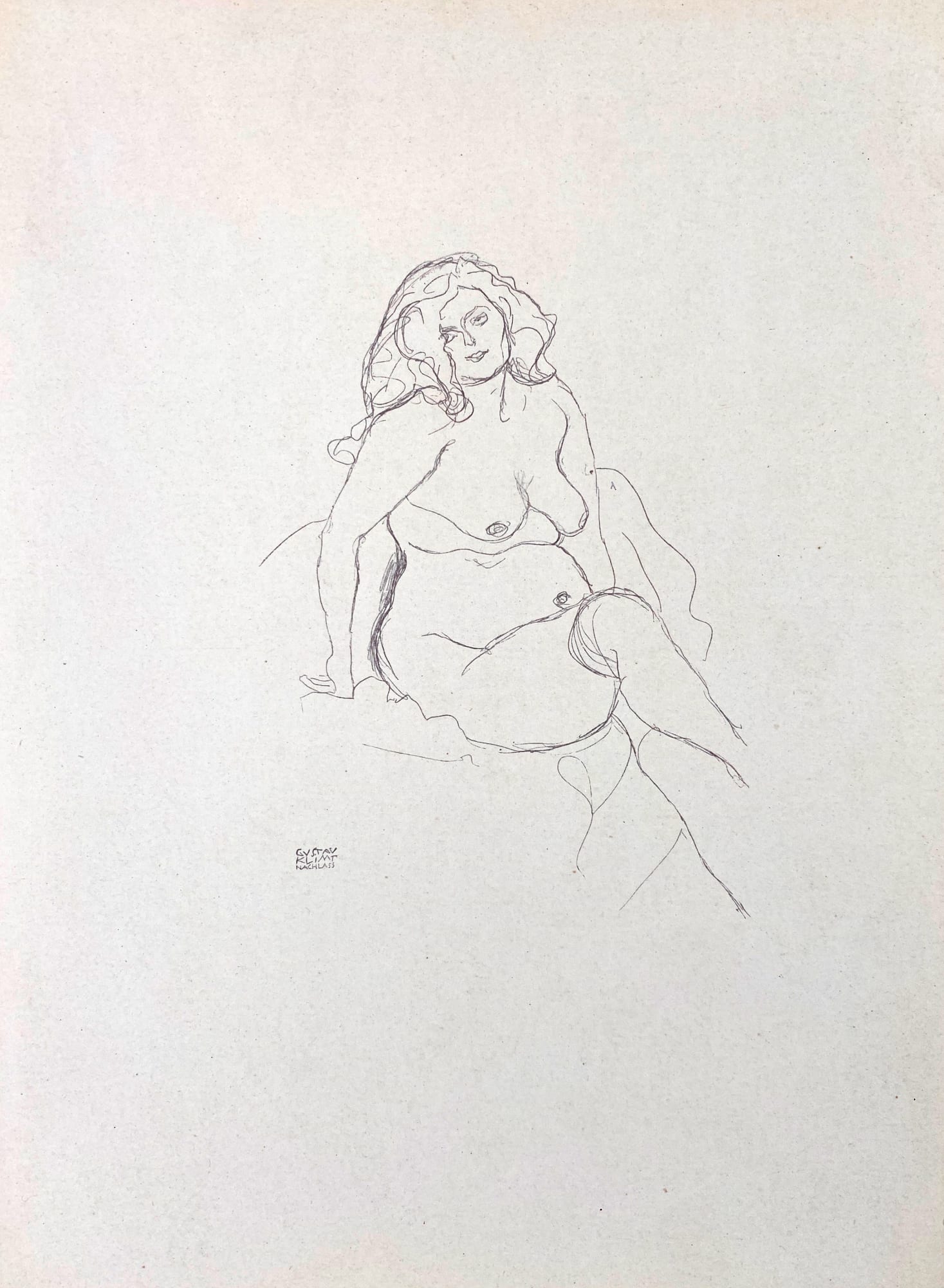 Gustav Klimt, Handzeichnungen L, 1922