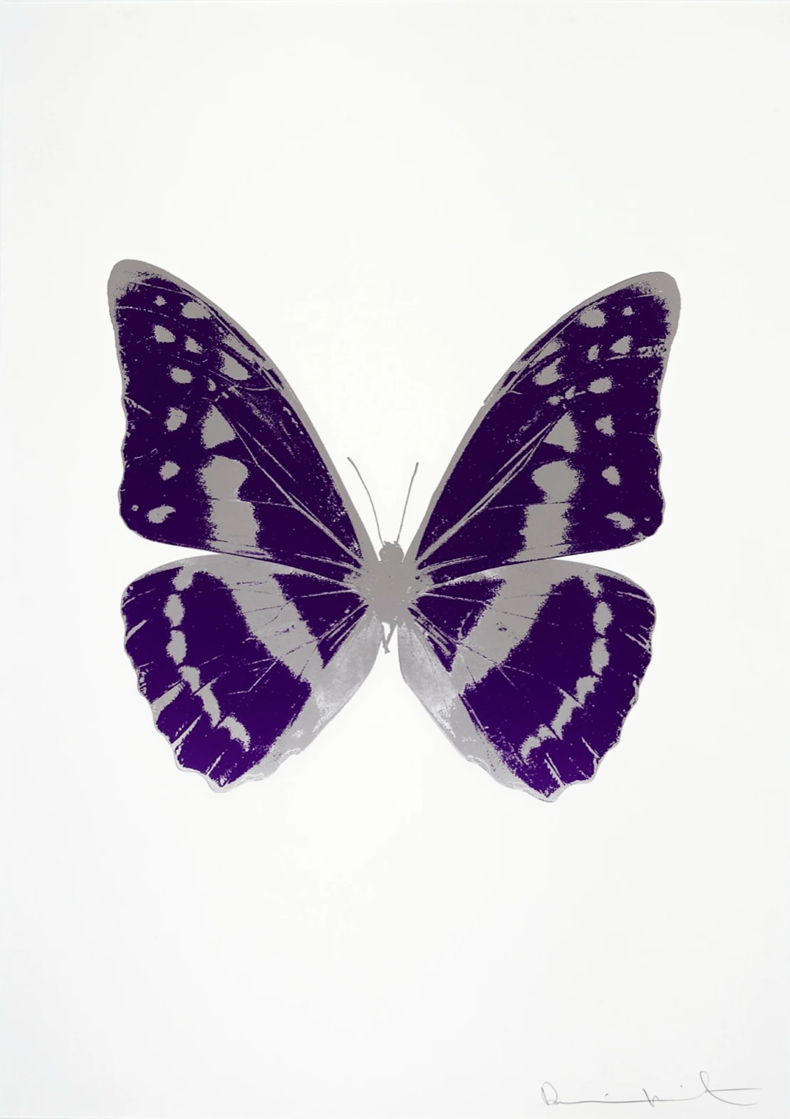 Damien Hirst, The Souls III [Imperial Purple/Silver Gloss], 2010