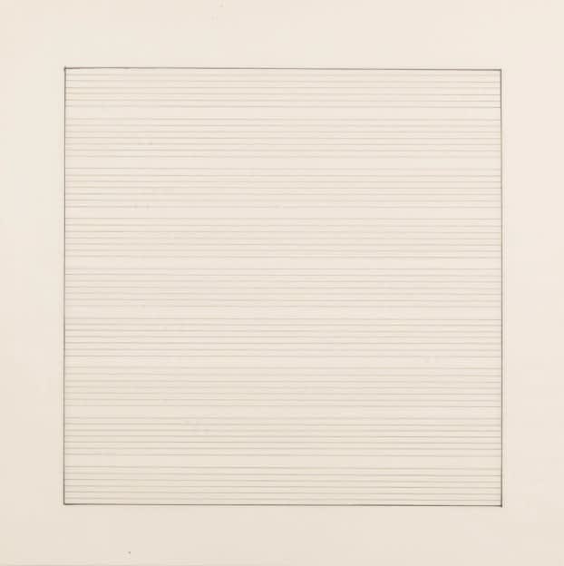 Agnes Martin, Untitled III from Paintings and Drawings 1974-1990, 1991