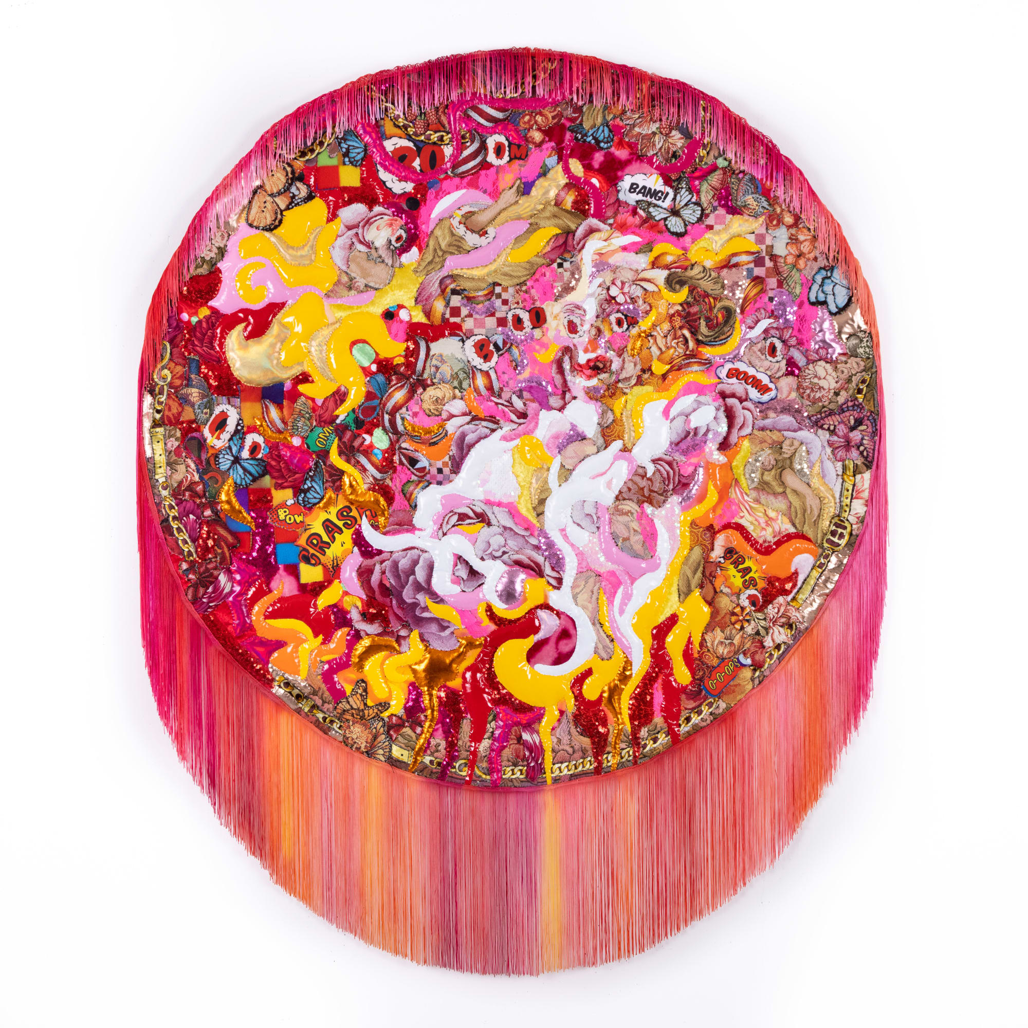 Anne Von Freyburg, ‘ I want Candy’ (after Fragonard, Girl with Dove), 2022