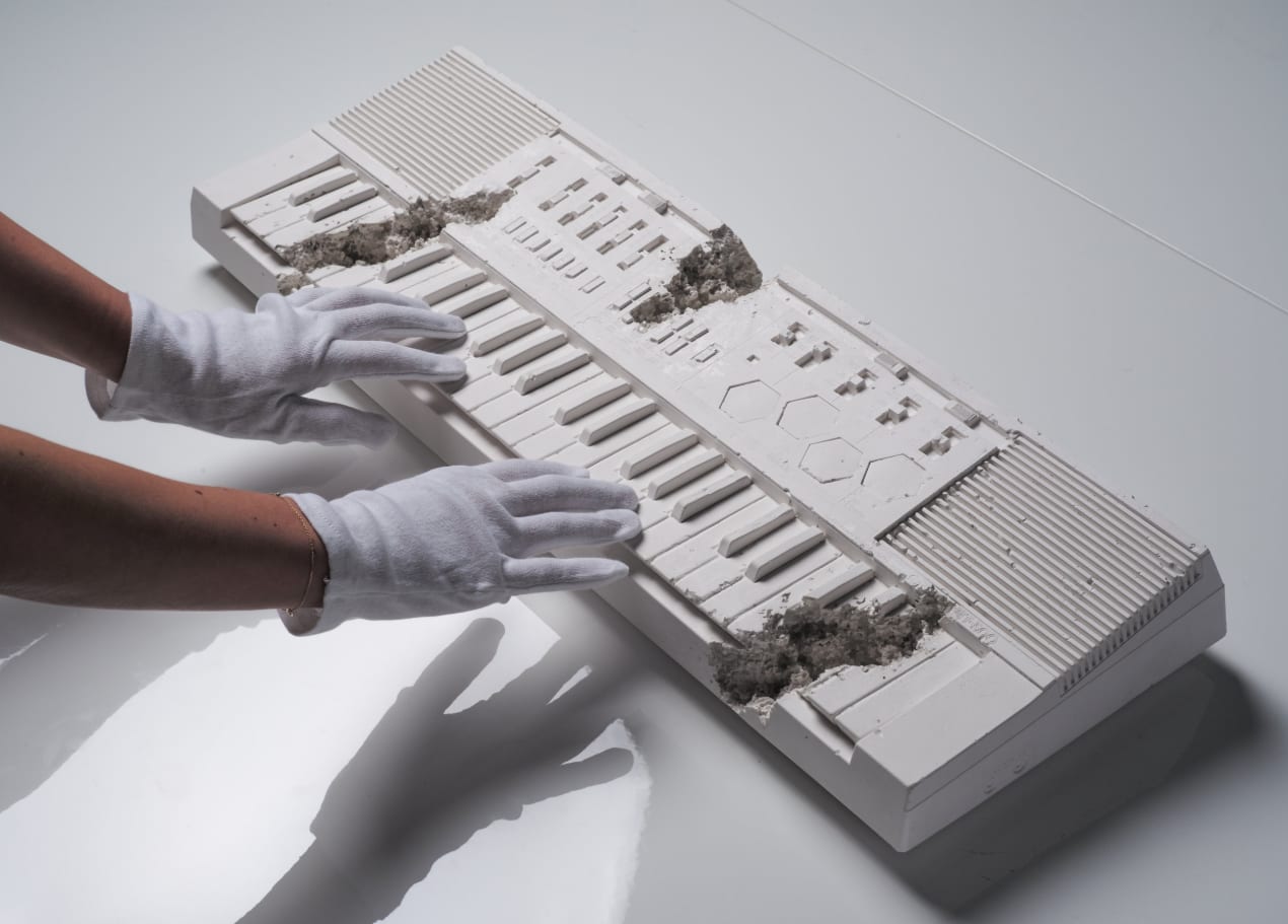 Daniel Arsham, Future Relic 09 - Keyboard, 2018