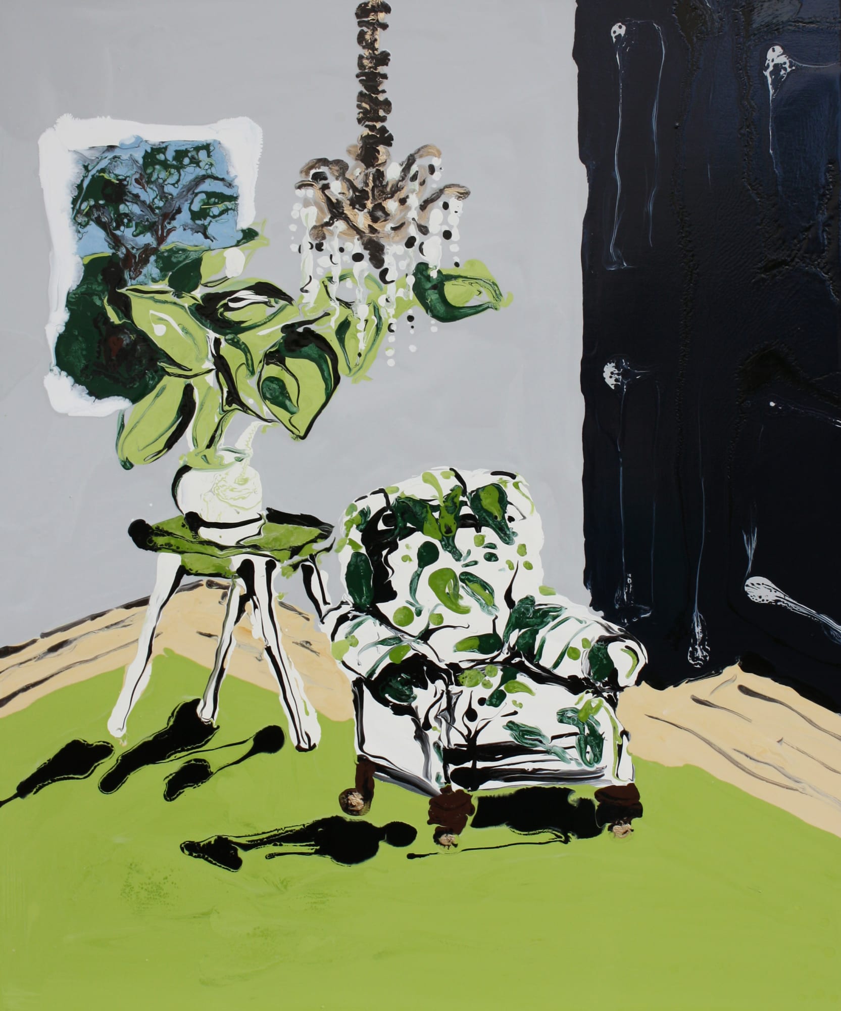 Mary Ronayne, The Green Room, 2021