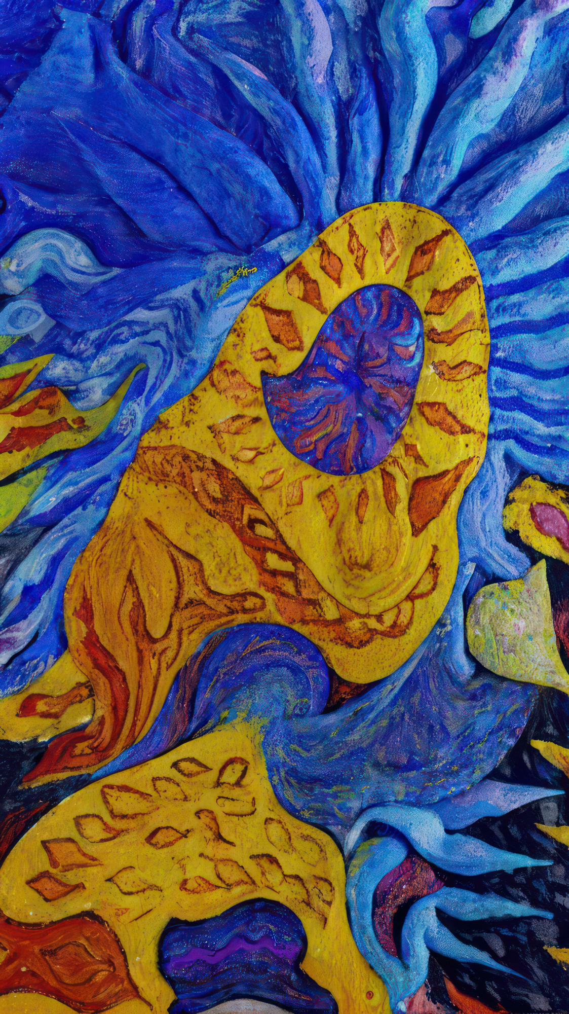 Yawanawa & Refik Anadol, Winds of Yawanawa #888, 2023