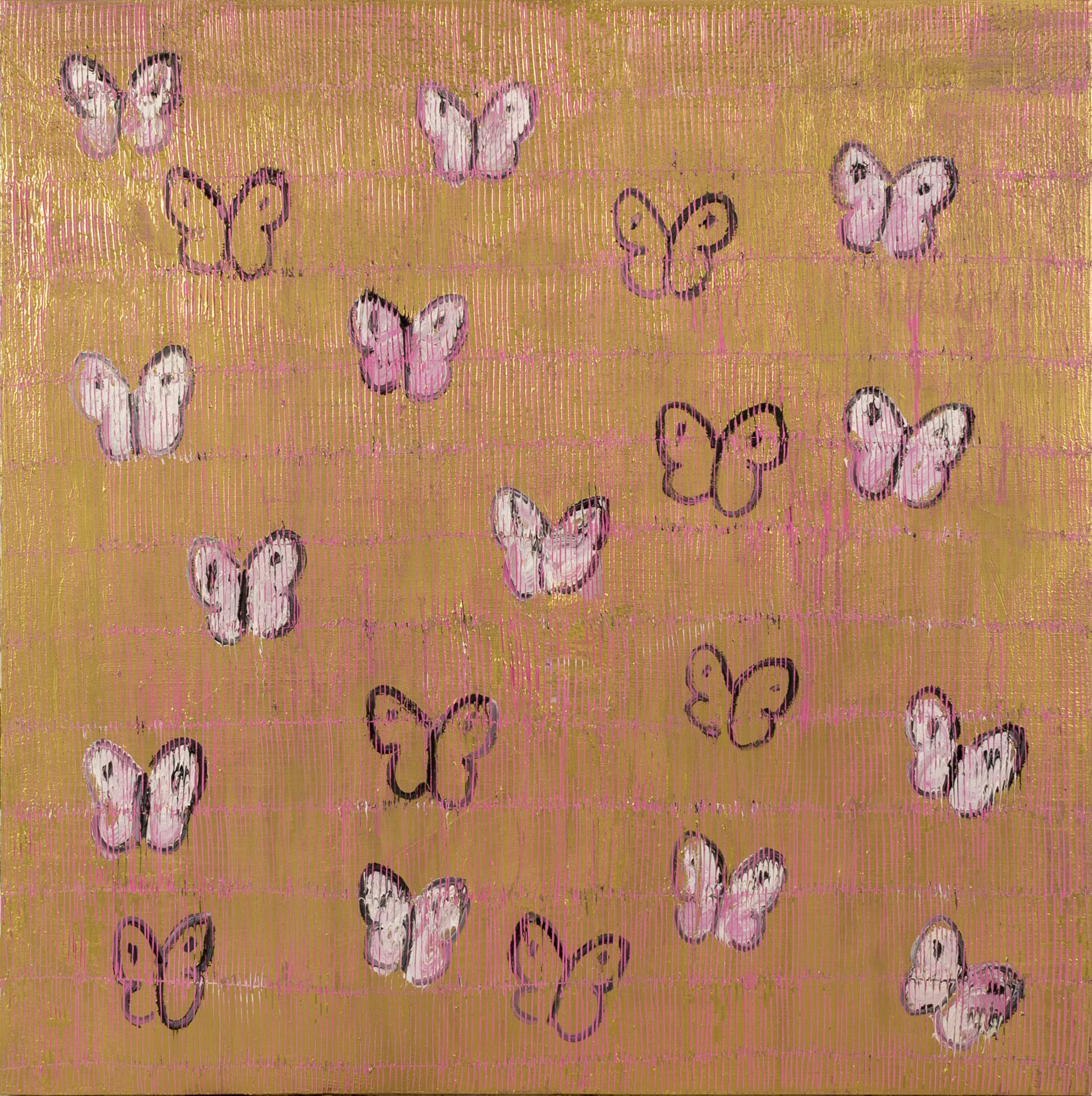 Hunt Slonem, Pink Ascension Weds , 2020