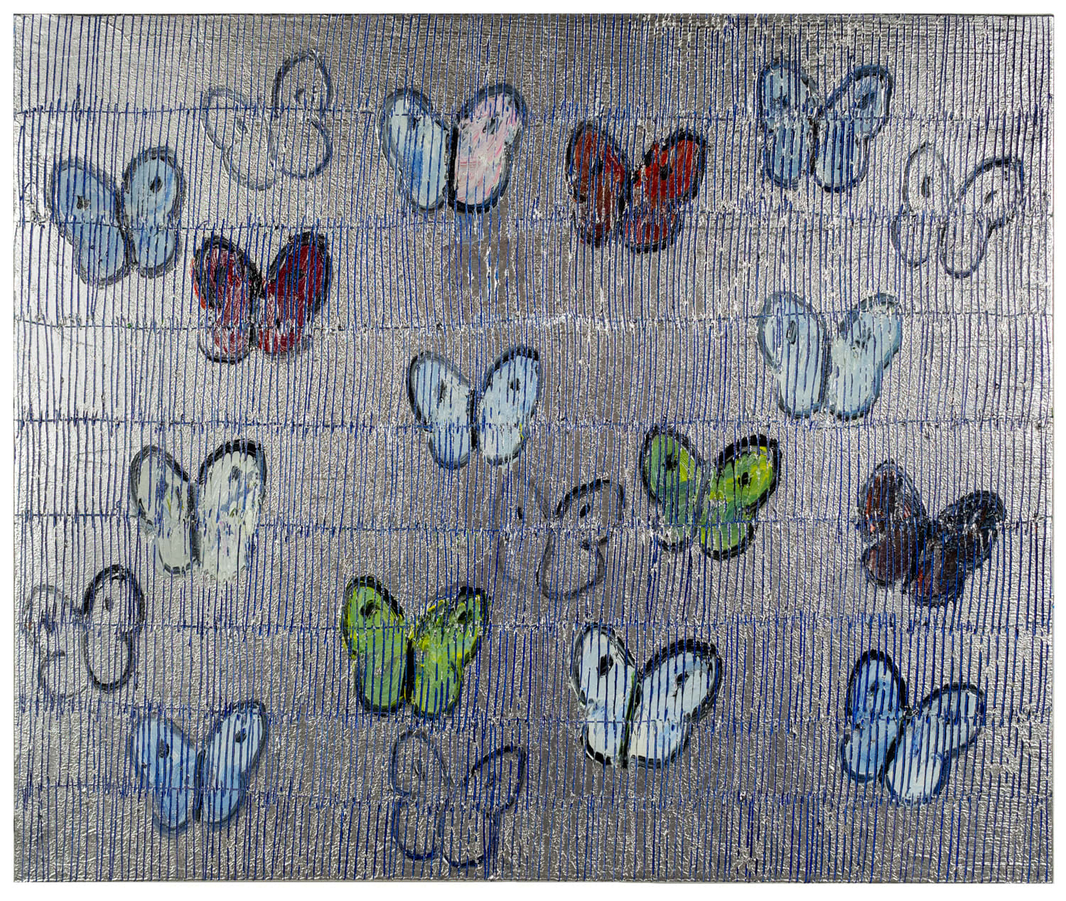 Hunt Slonem, Newslight Hybrid , 2022