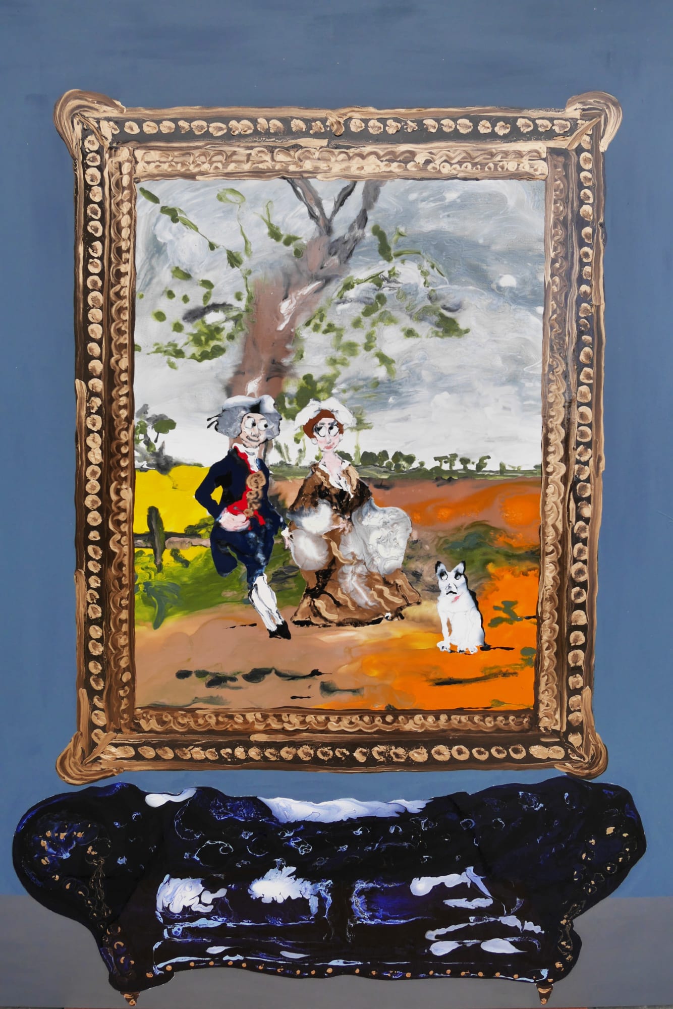 Mary Ronayne, Gainsborough with Settee Series, 2023