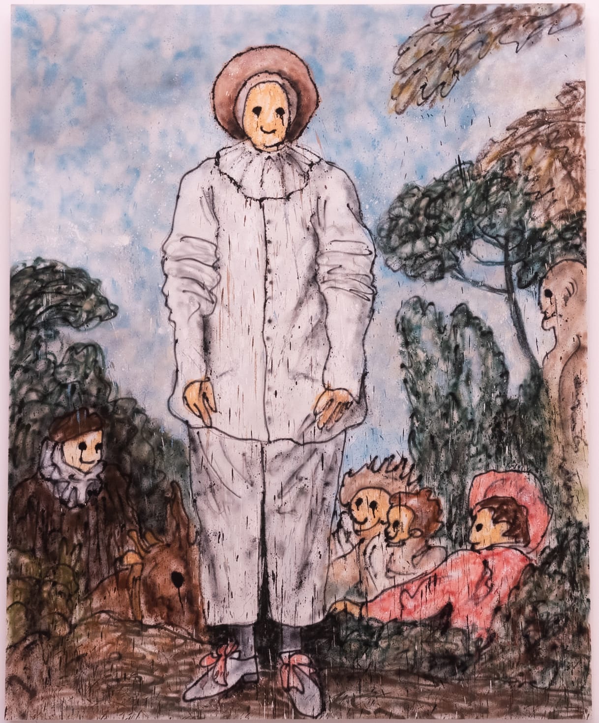 Madsaki, Pierrot, formerly known as Gilles II (inspired by Jean-Antoine Watteau) , 2018