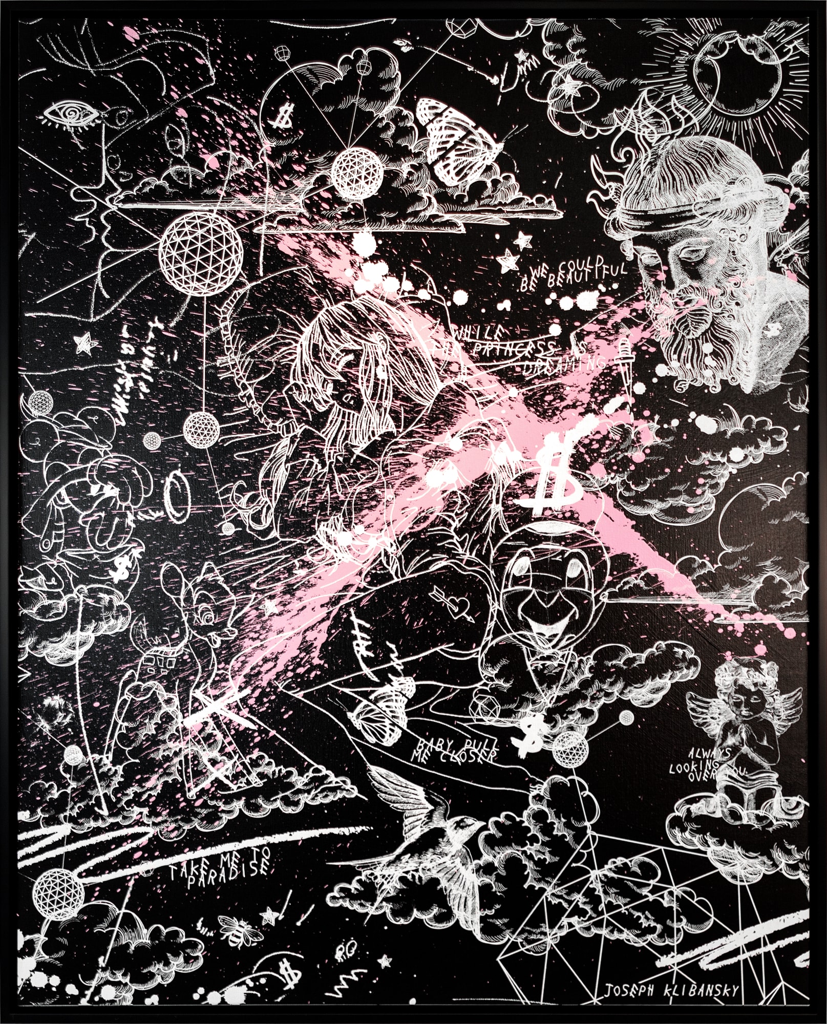 Joseph Klibansky, Take Me To Paradise (black), 2019