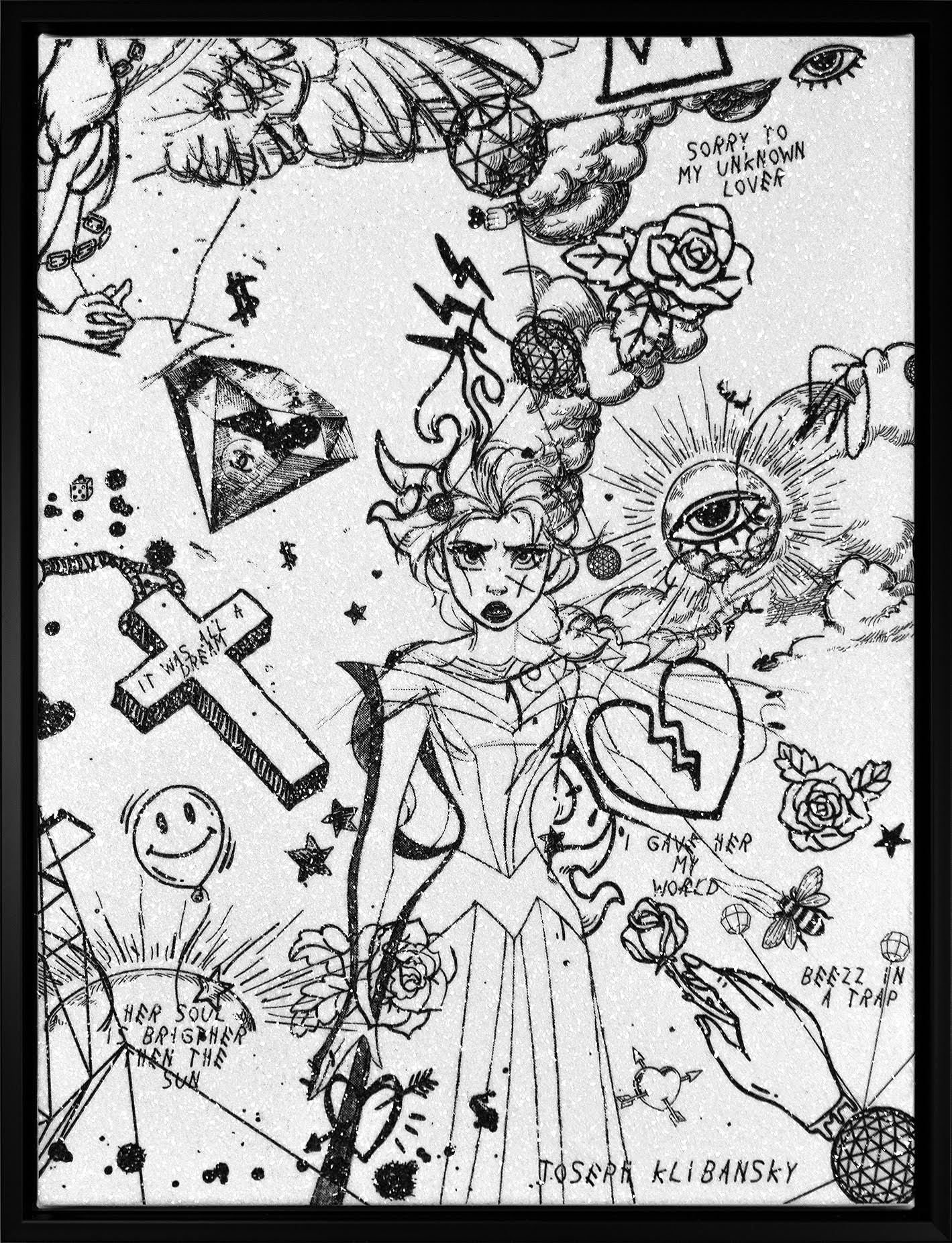 Joseph Klibansky, Villains In My Head (diamond dust Elsa), 2019