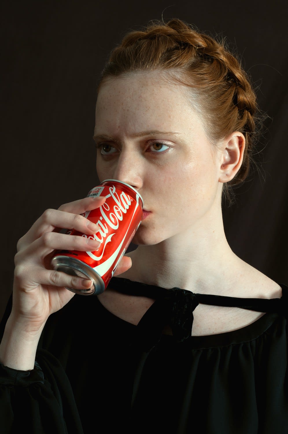 Romina Ressia, Portrait with Coke