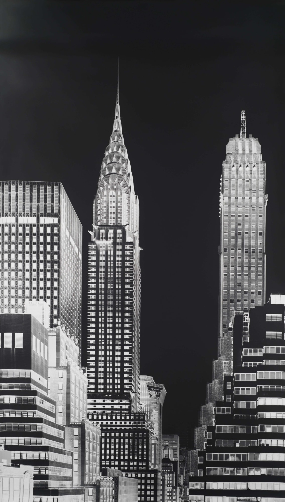 Vera Lutter, Chrysler Building, XII: June 29, 2016