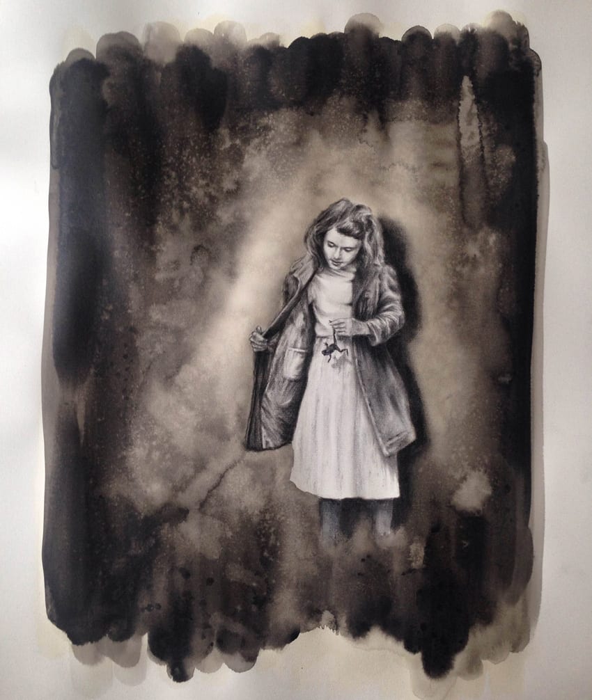 Rachel Goodyear, Girl with Frog, 2016