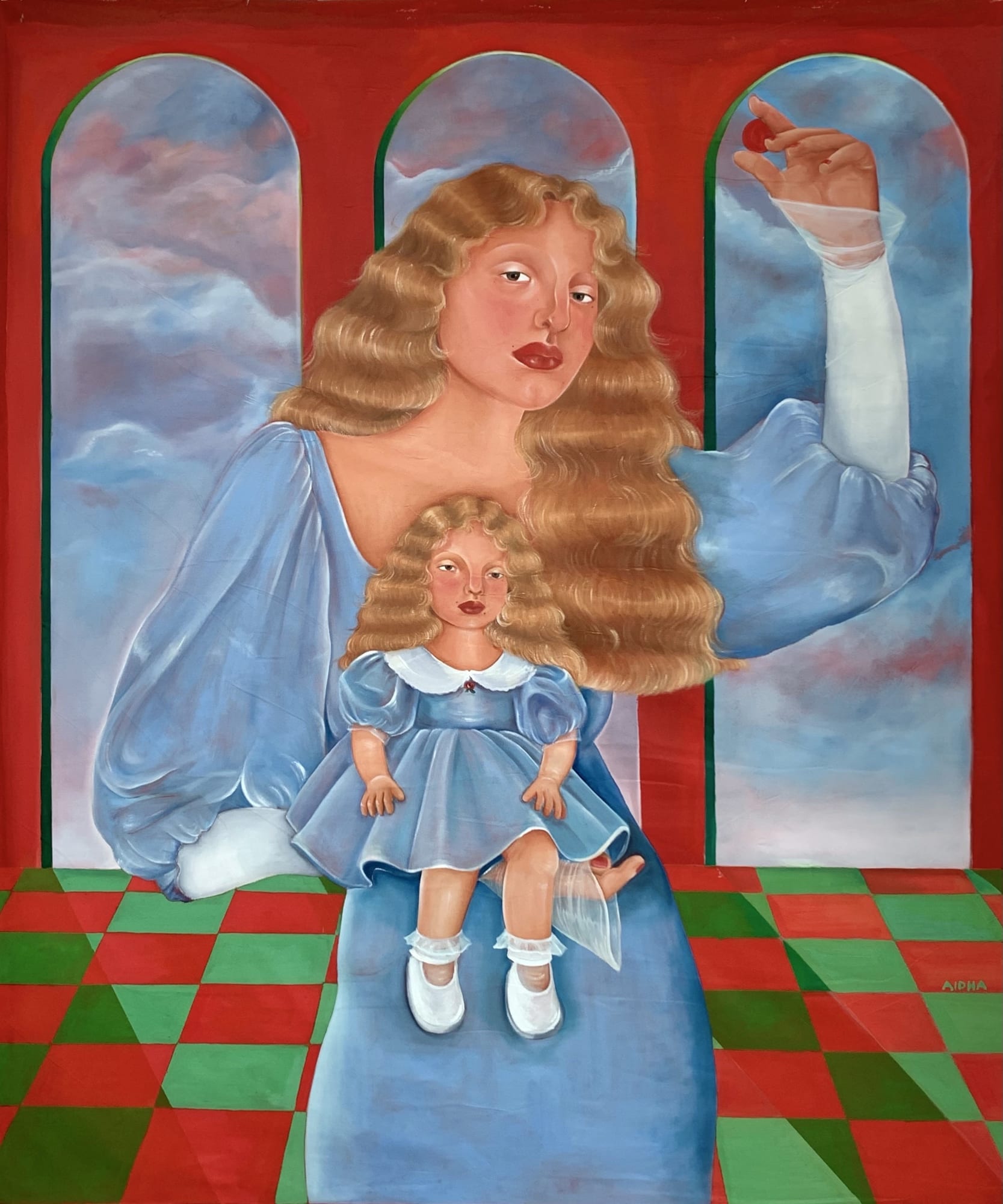 Aidha Badr, Her Cloth Was Cut From Heaven, She Wished To Be Me And I Wished To Be Her, 2021