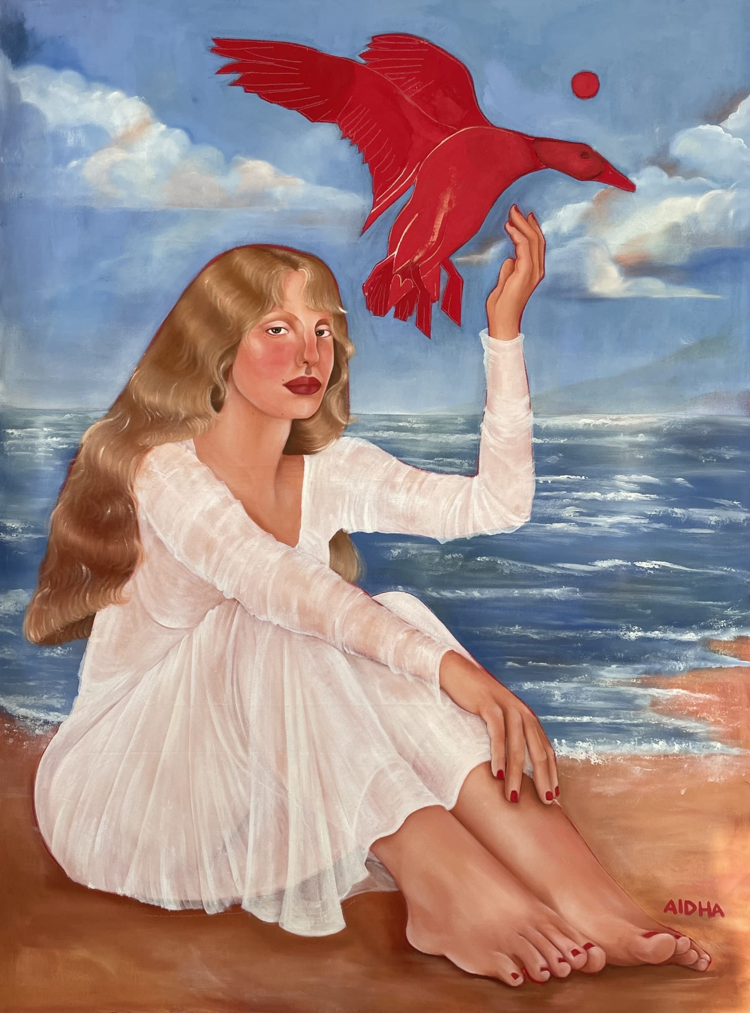 Aidha Badr, To Be Running Breathlessly But Not Yet Arrived, 2022