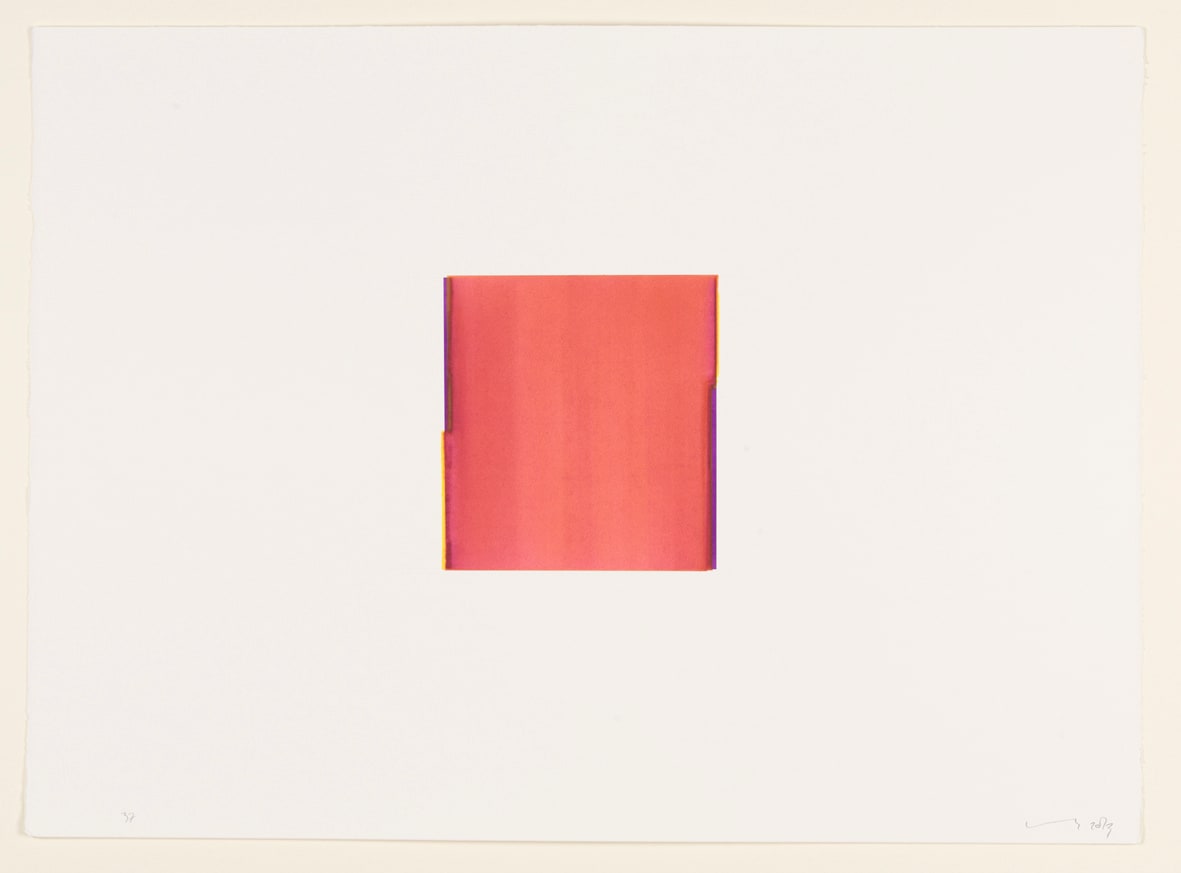 CALLUM INNES, Red Violet / Lemon Yellow (no. 37.), 2013
