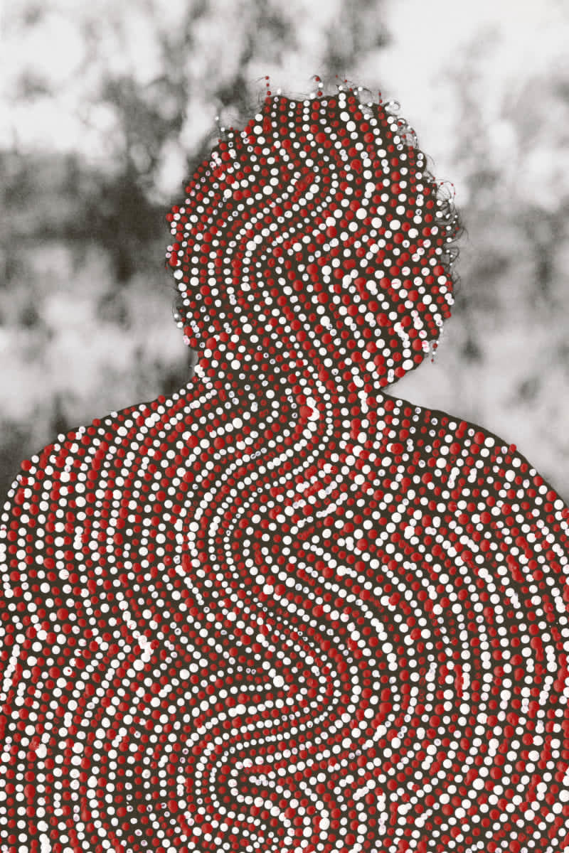Patrick Waterhouse, Front Portrait. Jinta. Restricted with Sarah Napurrurla Leo, 2014-2018