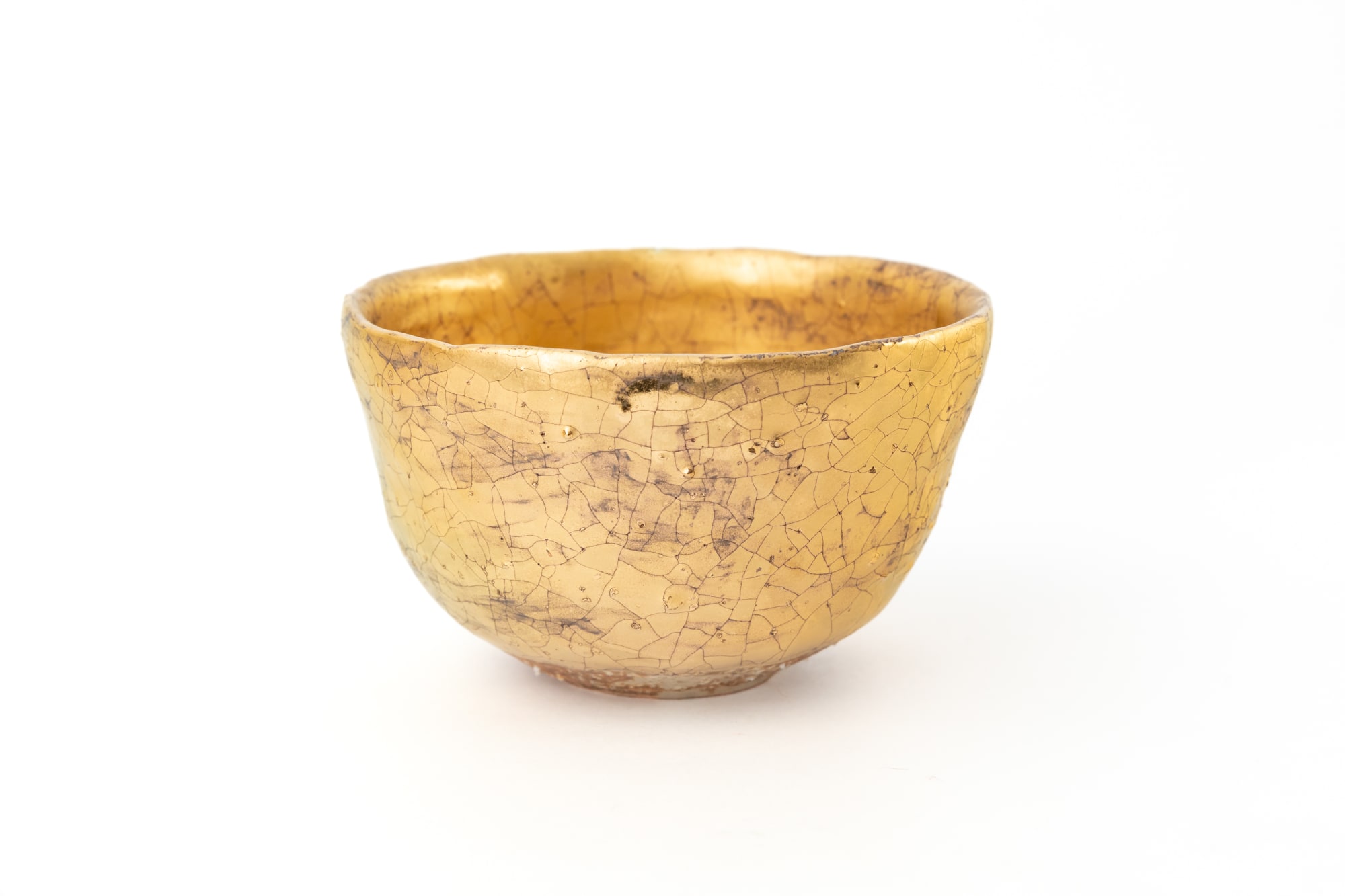 Yasushi Fujihira, Tea Bowl (Gold) - 茶盌(金)